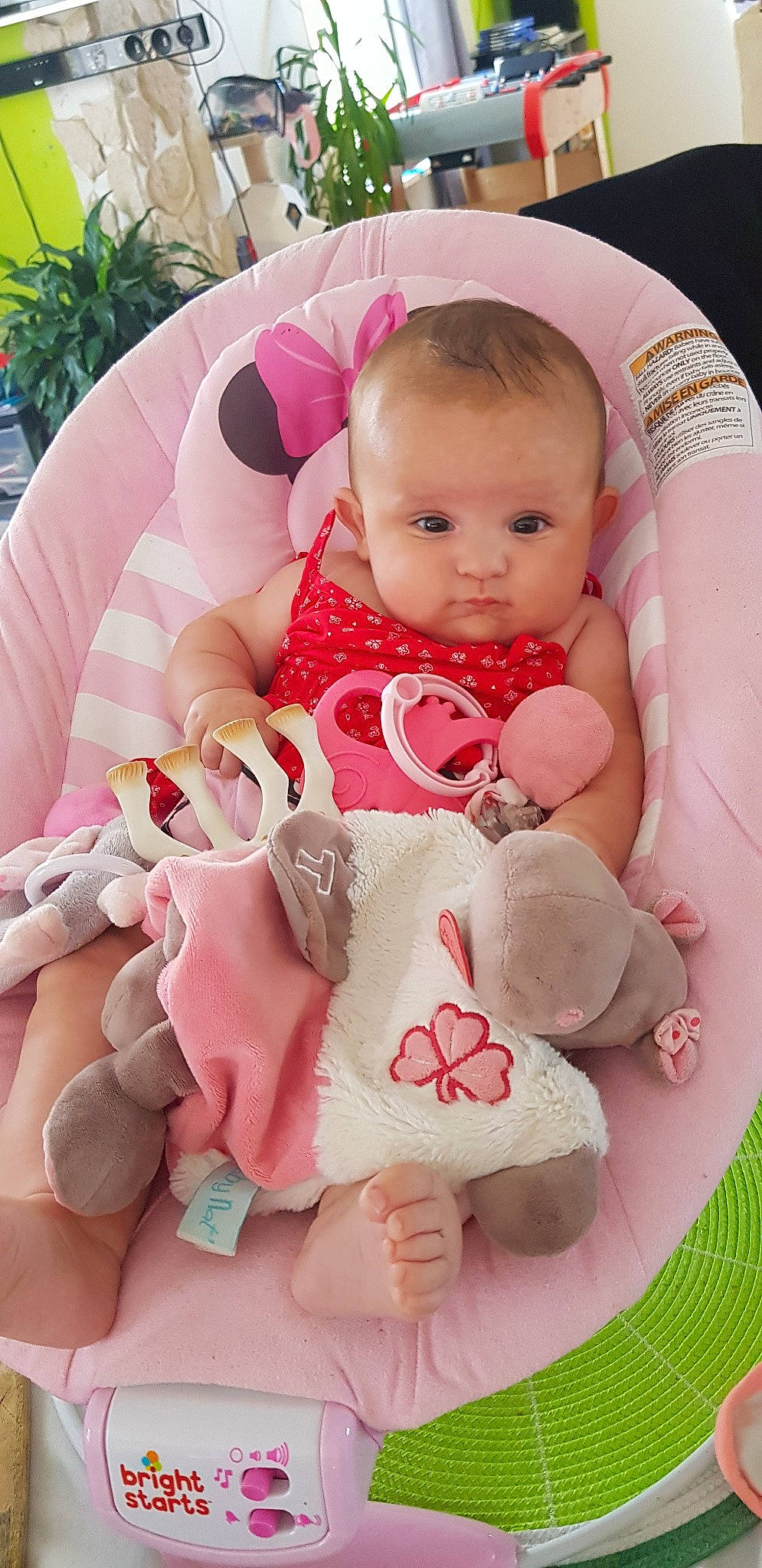 Lili-rose a rejoint le concours — aidez-le/la à gagner de superbes lots ! baby, baby_products, baby_toddler_clothing, cheek, child, person, pink, product, skin, toddler