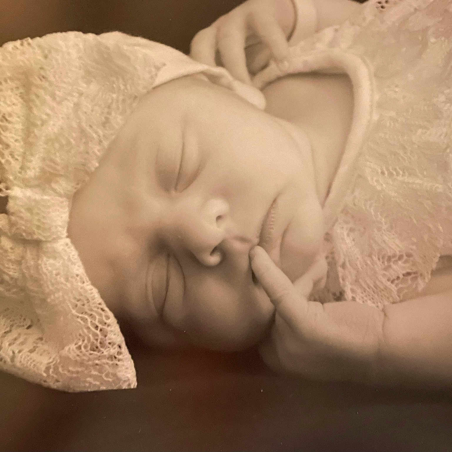 Olivia joined the competition — help win amazing prizes! baby, baby_sleeping, baby_toddler_clothing, cheek, comfort, ear, eye, eyebrow, face, flash_photography, headgear, human_body, iris, jaw, lip, mouth, neck, nose, toddler, wood