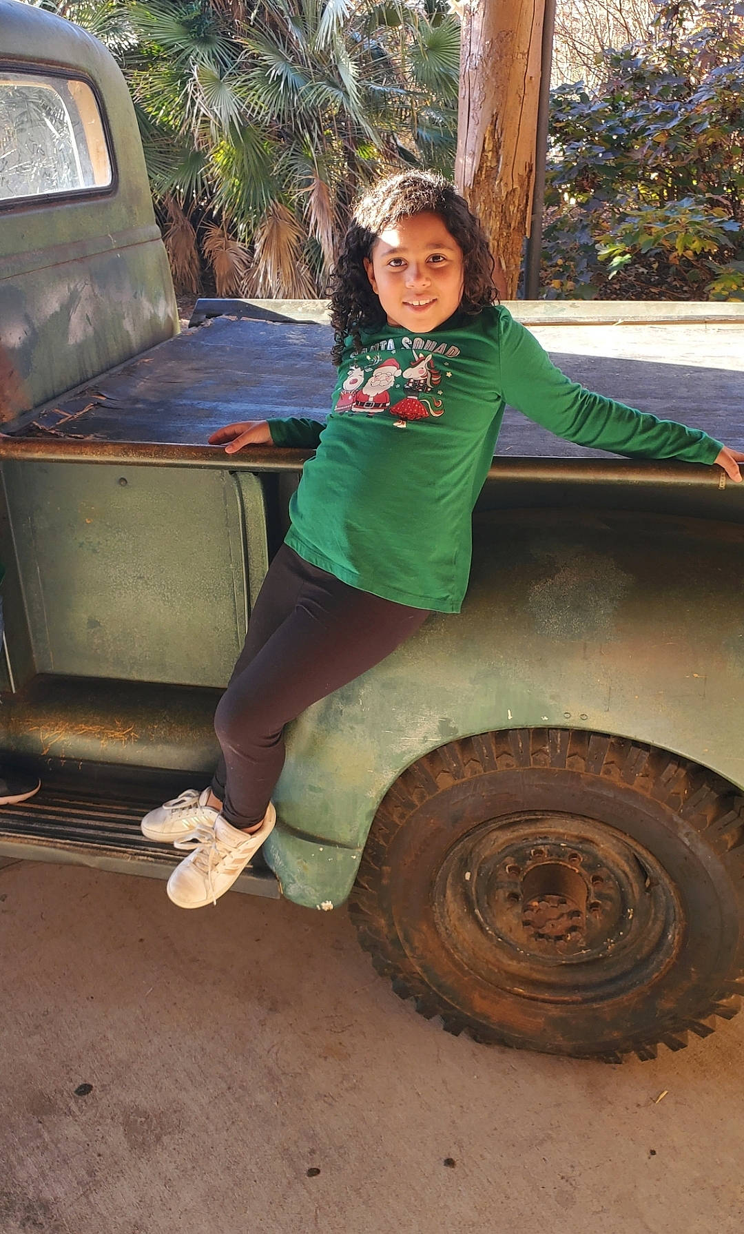 Jazlyn joined the competition — help win amazing prizes! asphalt, auto_part, automotive_design, automotive_exterior, automotive_lighting, automotive_tire, automotive_wheel_system, bumper, car, fender, hat, joy, motor_vehicle, person, plant, tire, travel, tree, vehicle, vehicle_door