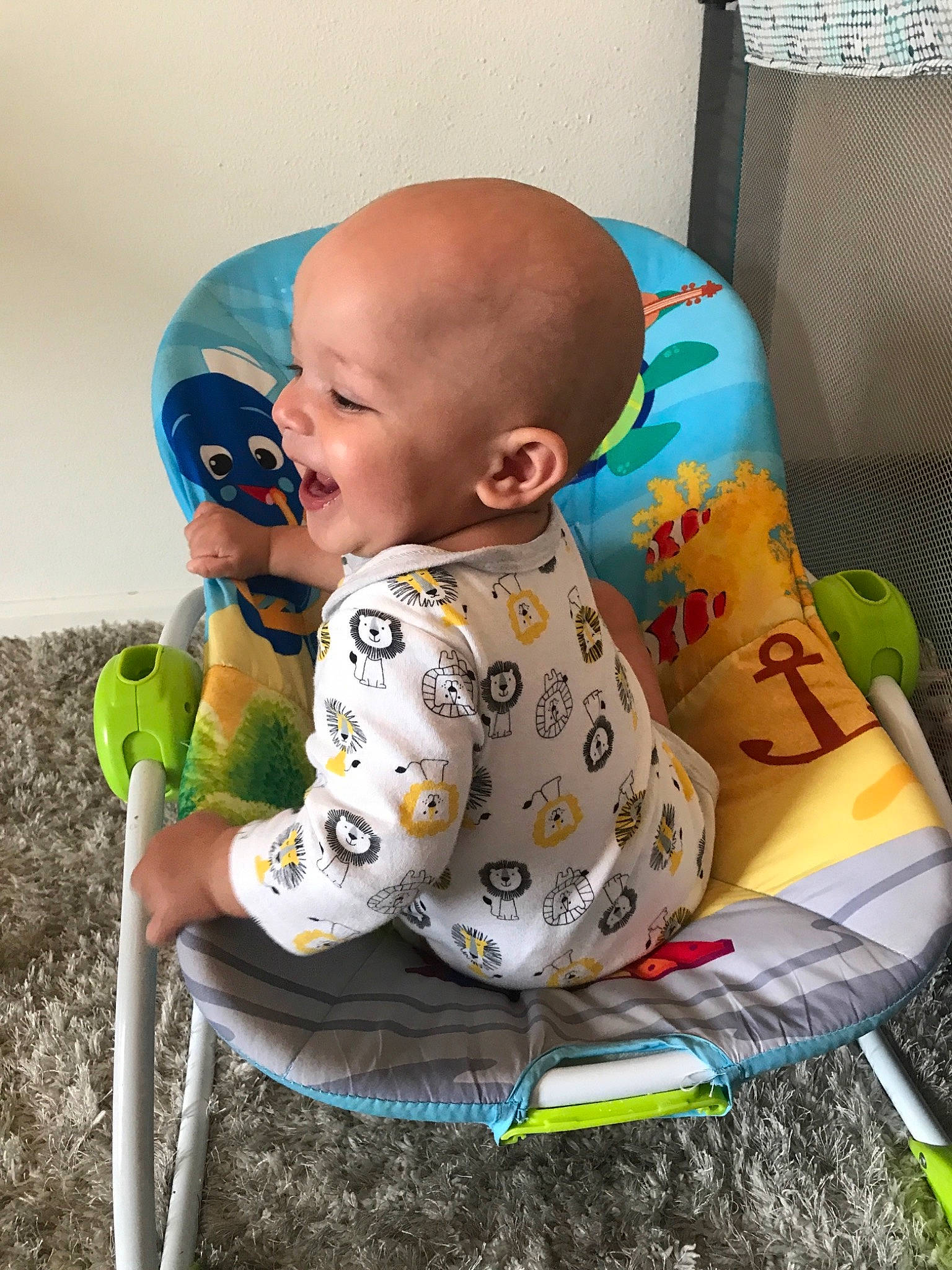 Isaiah joined the competition — help win amazing prizes! baby_carriage, baby_products, child, fun, infant, person, play, product, sitting, toddler, toy