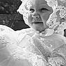 Victoria participe au concours pour gagner de l'argent avec cette photo : adorable, baby, baby_face, black_and_white, bonnet, child, close_up, clothing, cute, cute_baby, fabric, face, gown, infant, lace, newborn, portrait, smile, soft_light, texture
