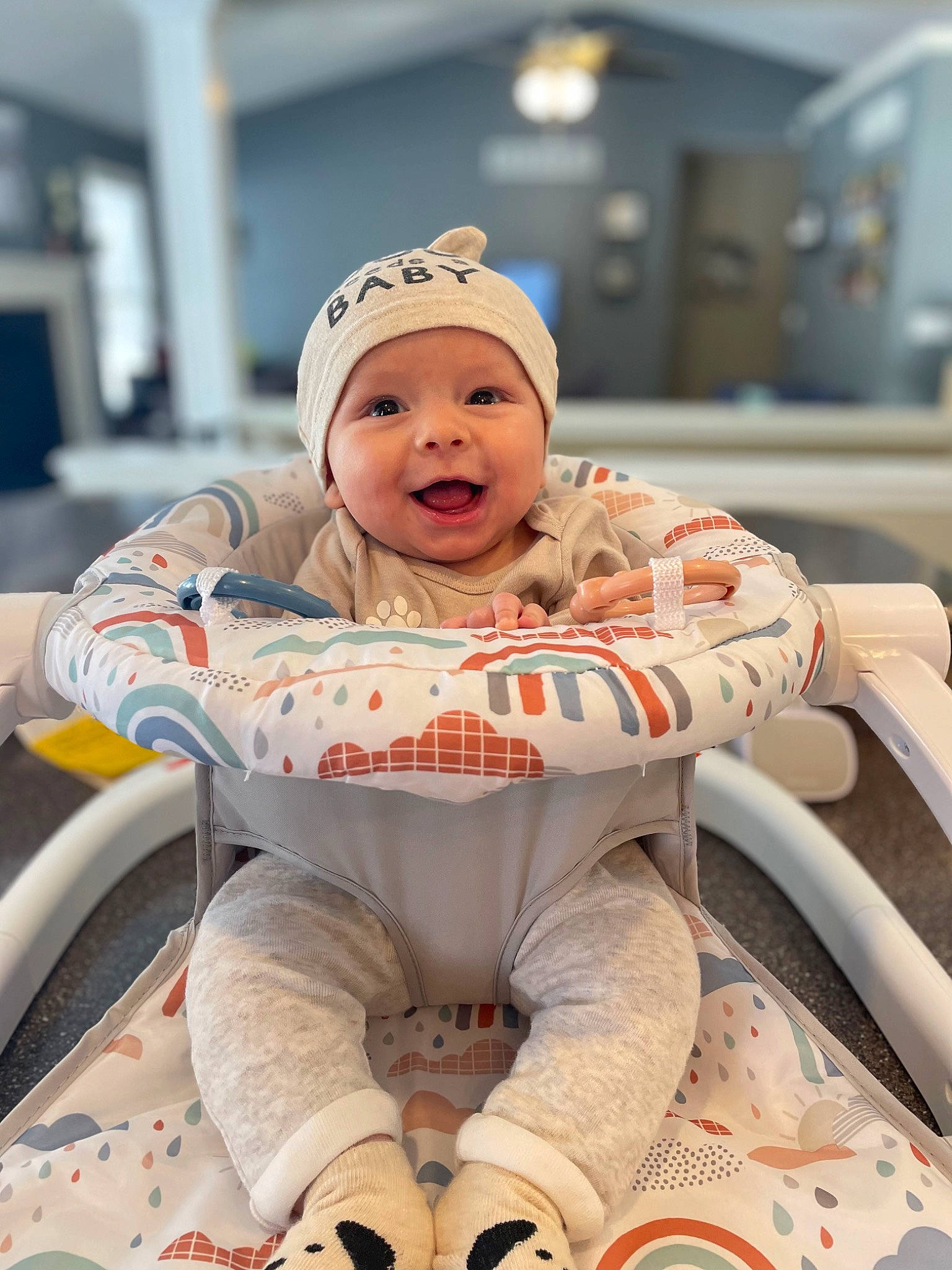 Marcus is registered to the contest to win money with this photo: automotive_design, automotive_tire, baby, baby_products, baby_toddler_clothing, chair, child, comfort, fun, happy, hat, headwear, leisure, person, personal_protective_equipment, recreation, sitting, smile, sports_gear, tire