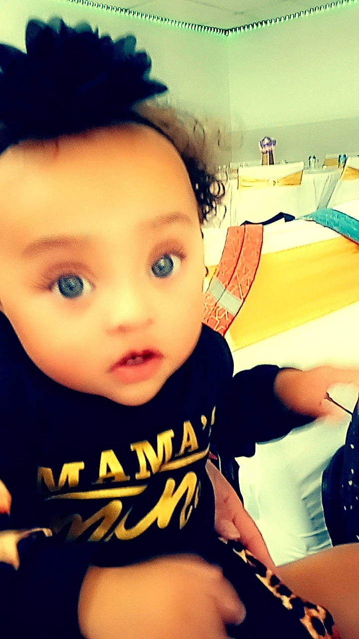 Ny'Asia is registered to the contest to win money with this photo: black_hair, cheek, child, chin, cloud, cool, doll, eyebrow, eyelash, gesture, hairstyle, happy, lip, nose, organ, person, skin, sleeve, surprise, t_shirt