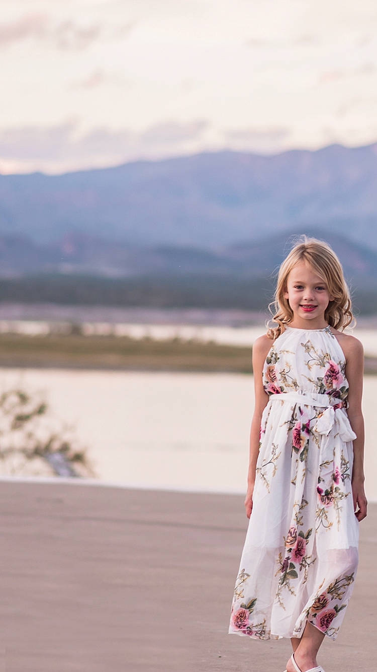 Kadence joined the competition — help win amazing prizes! beach, beauty, child, dress, fun, girl, gown, happiness, joy, person, photo_shoot, photograph, pink, portrait_photography, sand, sea, sky, smile, summer, vacation