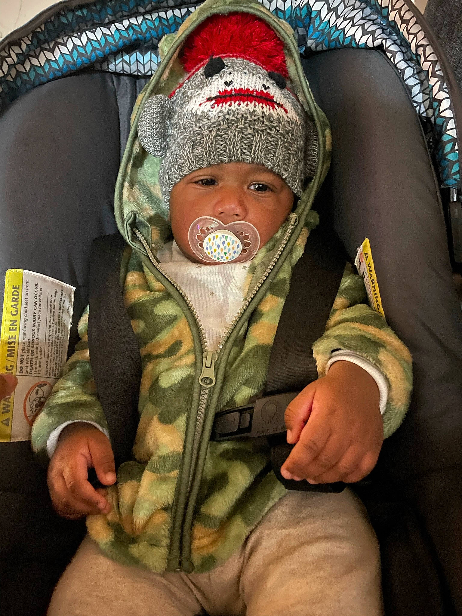 Aylen joined the competition — help win amazing prizes! baby, baby_products, beanie, beard, cap, cheek, child, comfort, fun, gesture, headgear, headwear, human_body, knit_cap, mouth, person, personal_protective_equipment, sitting, skin, thumb