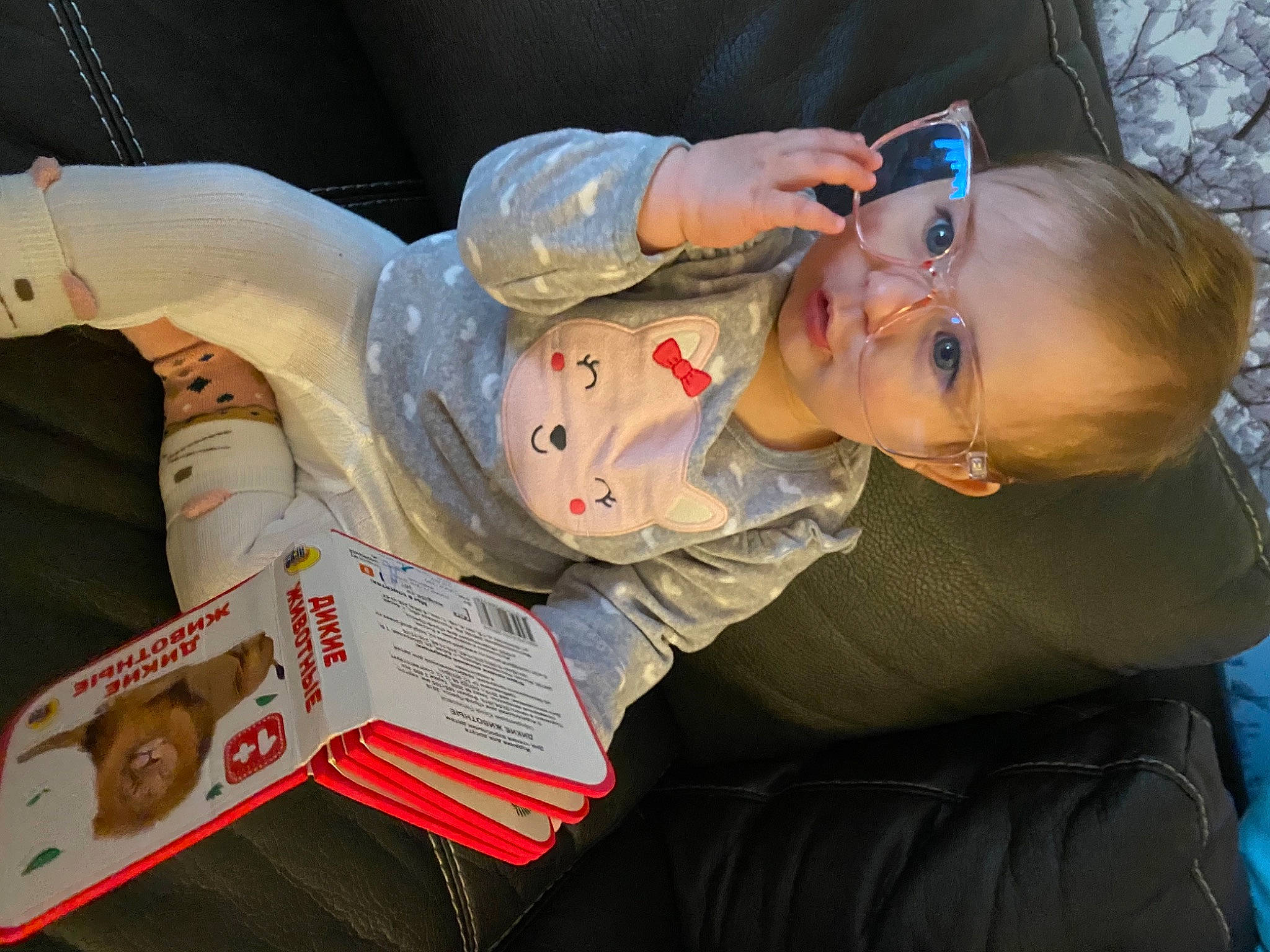 Alisa joined the competition — help win amazing prizes! baby, baby_products, baby_toddler_clothing, carmine, child, comfort, eyewear, fun, happy, leisure, mouth, person, reading, sitting, sleep, thigh, toddler