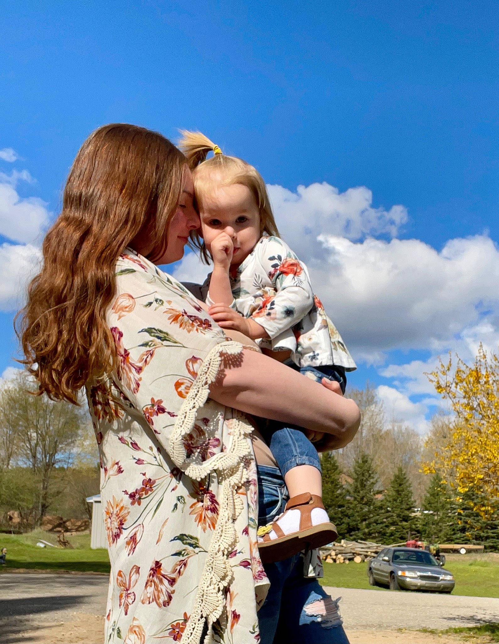 Amity joined the competition — help win amazing prizes! car, cloud, cool, daytime, flash_photography, fun, gesture, grass, happy, leisure, long_hair, people_in_nature, person, plant, recreation, shoulder, sky, street_fashion, travel, tree