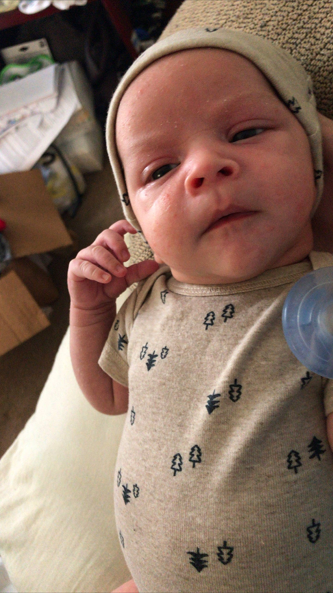 Luca is registered to the contest to win money with this photo: baby, cheek, child, face, head, nose, person, skin, smile, toddler