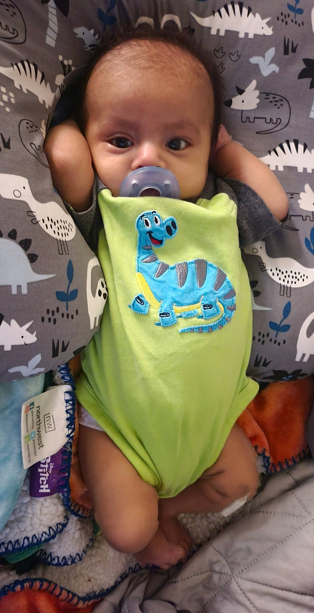 Matthias is registered to the contest to win money with this photo: baby, baby_toddler_clothing, cheek, chin, eye, eyebrow, eyelash, face, finger, hairstyle, happy, head, mouth, neck, person, product, skin, sleeve, t_shirt, toddler