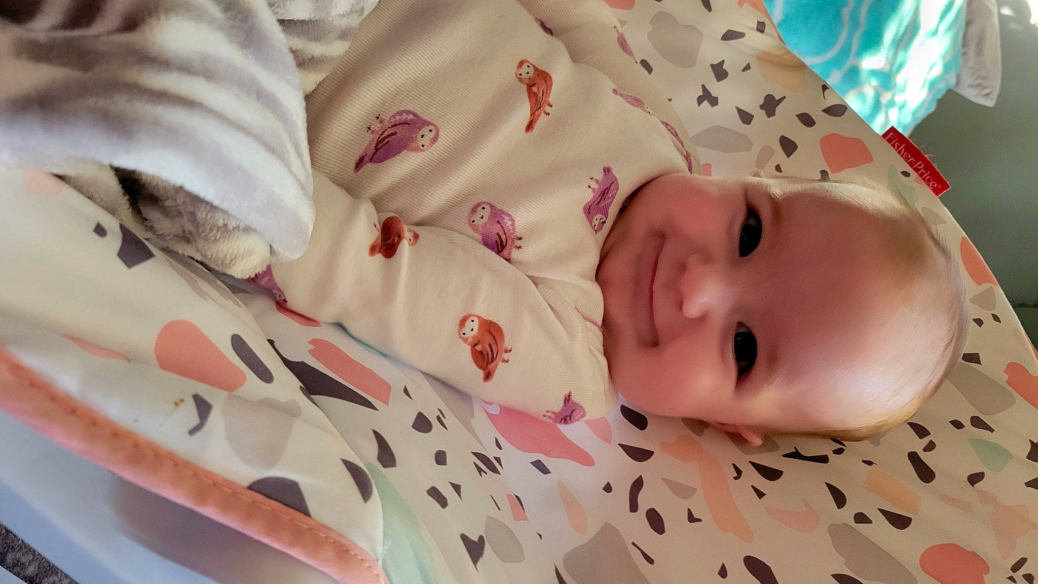 Shilee joined the competition — help win amazing prizes! baby, baby_products, baby_toddler_clothing, carmine, cheek, child, comfort, eyelash, happy, linens, lip, nose, pattern, peach, person, pink, skin, sleeve, smile, textile