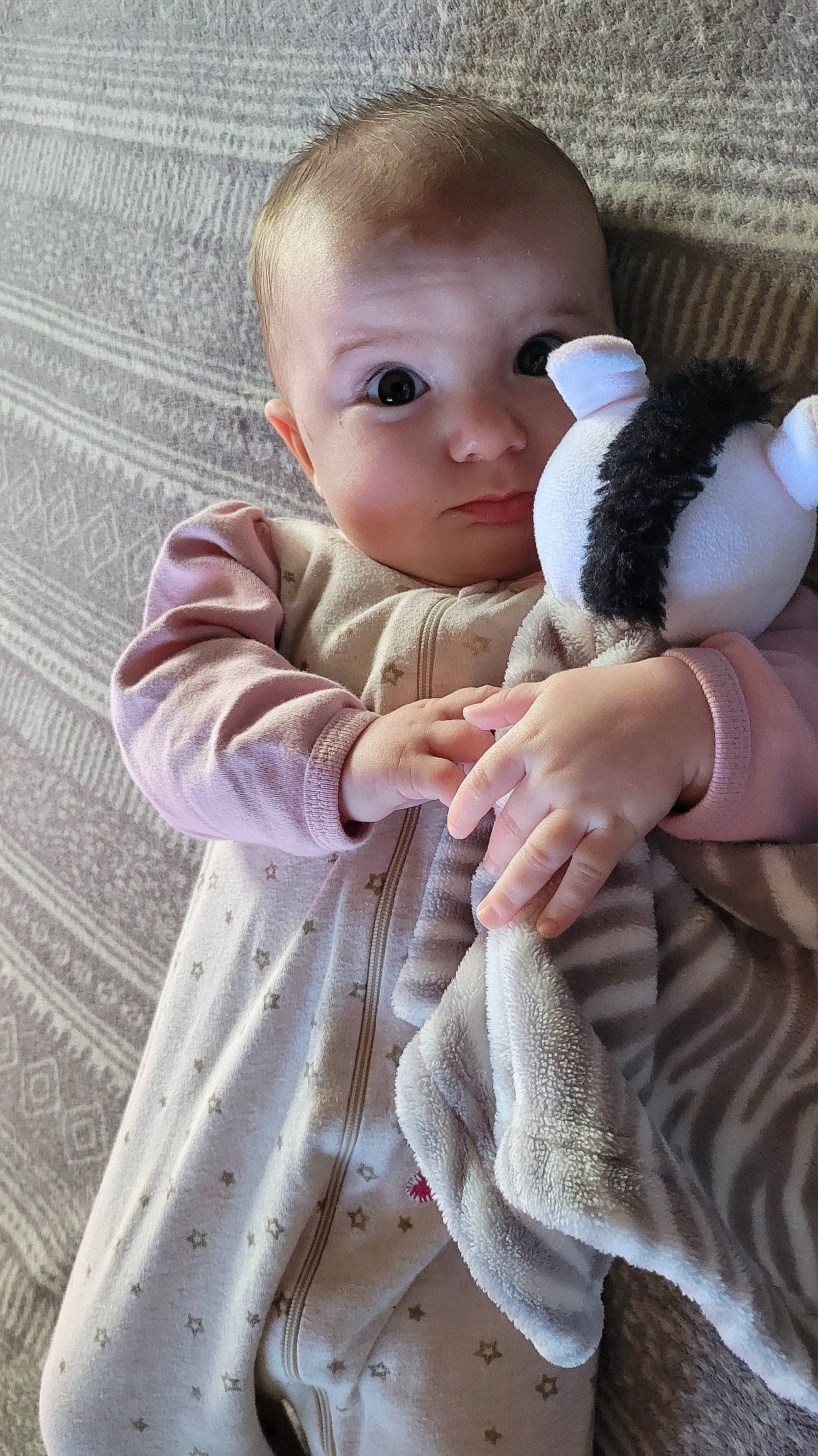 Shilee joined the competition — help win amazing prizes! baby, baby_toddler_clothing, cheek, child, comfort, doll, fur, gesture, hand, head, human_body, iris, outerwear, person, pink, skin, sleeve, thumb, toddler, toy