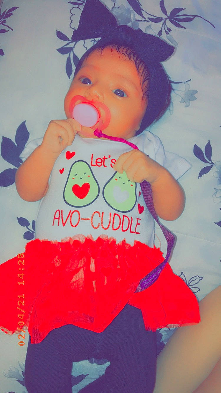 Marianna joined the competition — help win amazing prizes! baby, baby_products, baby_toddler_clothing, cheek, child, design, doll, fun, hand, happy, magenta, pattern, person, pink, skin, sleeve, t_shirt, textile, thigh, toddler