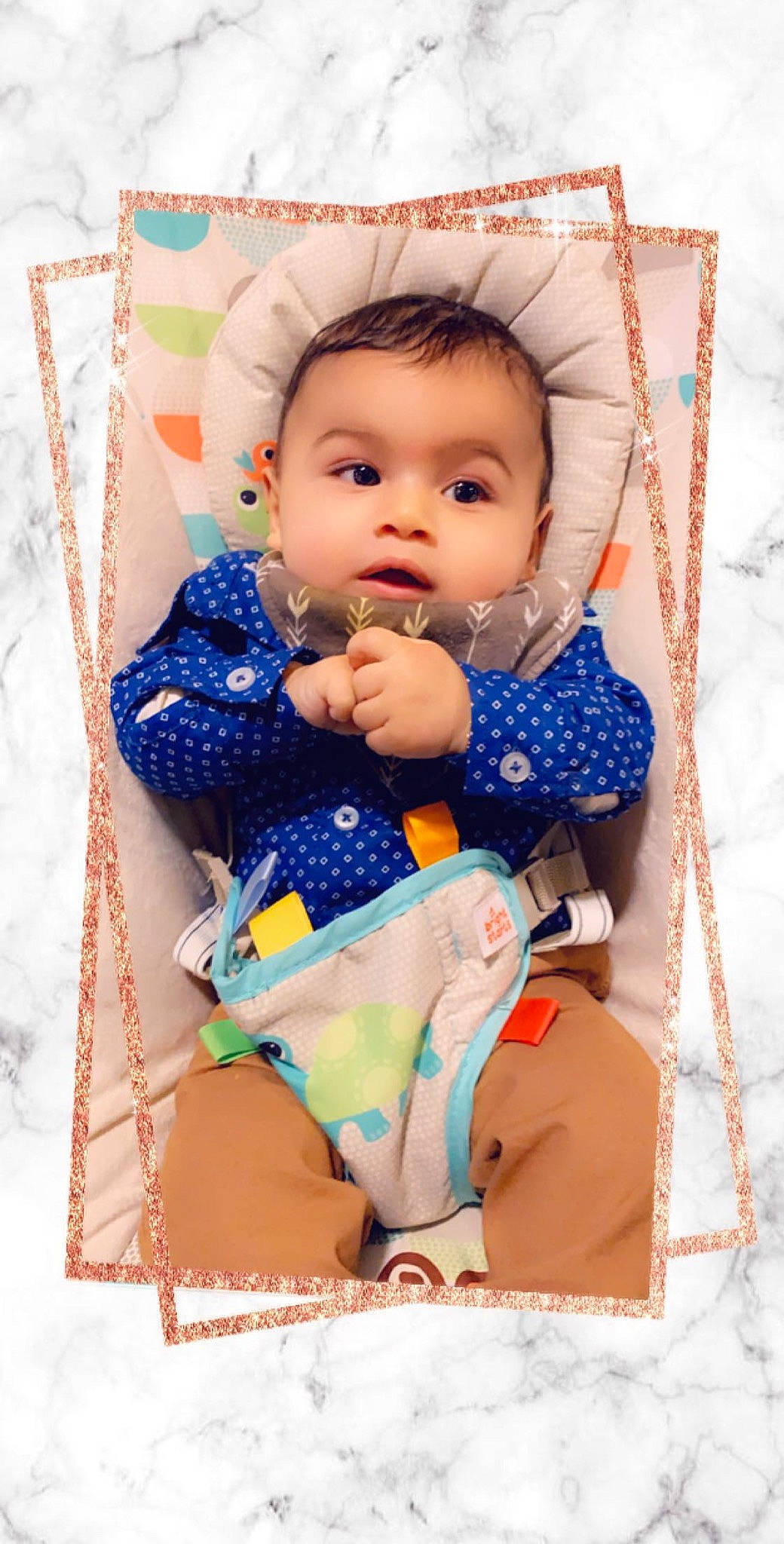 Alejandro joined the competition — help win amazing prizes! baby, cheek, child, person, product, textile, toddler