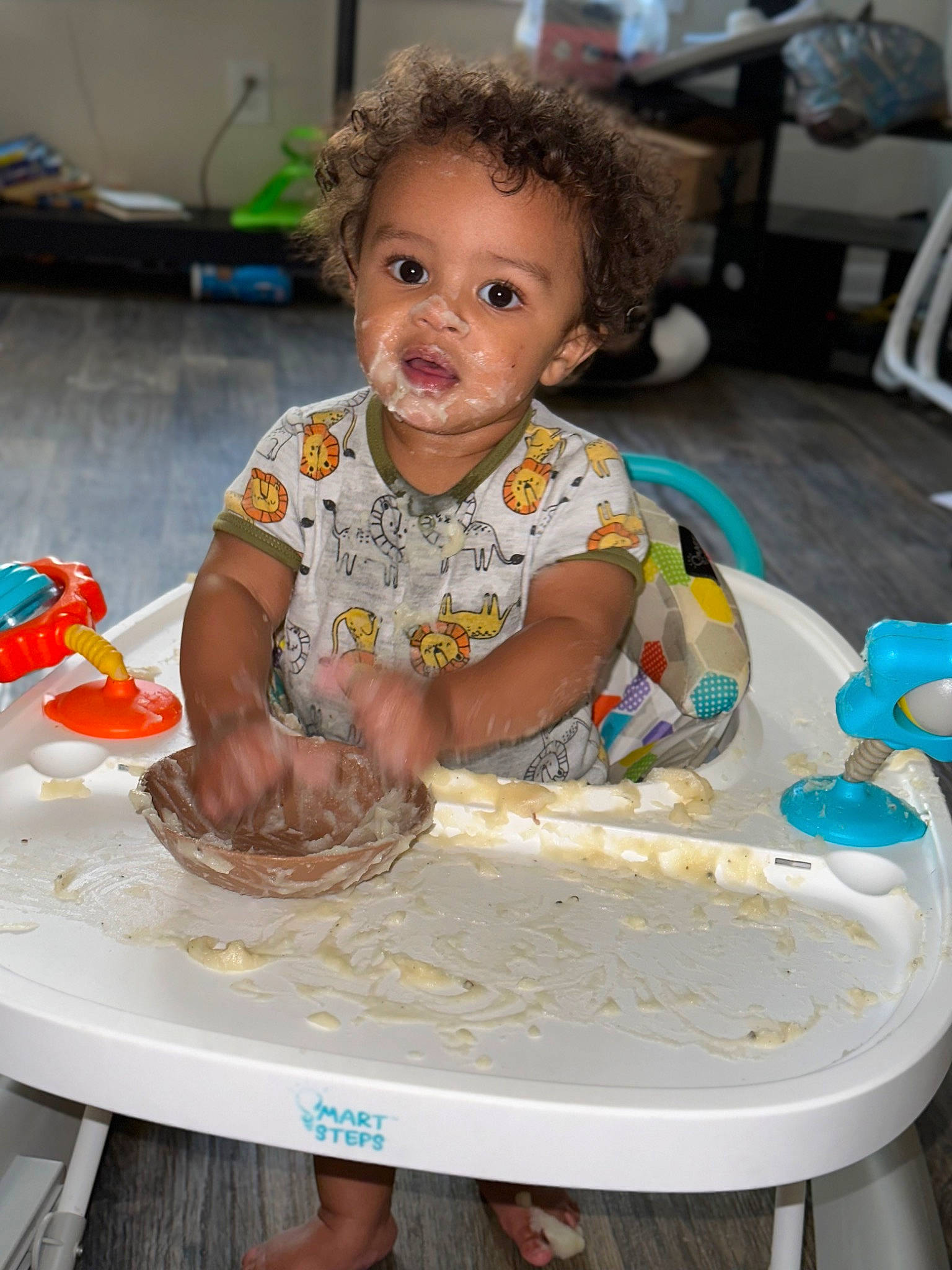 Caisen joined the competition — help win amazing prizes! baby, baking, chair, child, comfort_food, cuisine, dish, dishware, eating, event, food, fun, person, plate, play, sharing, sitting, sweetness, table, tableware
