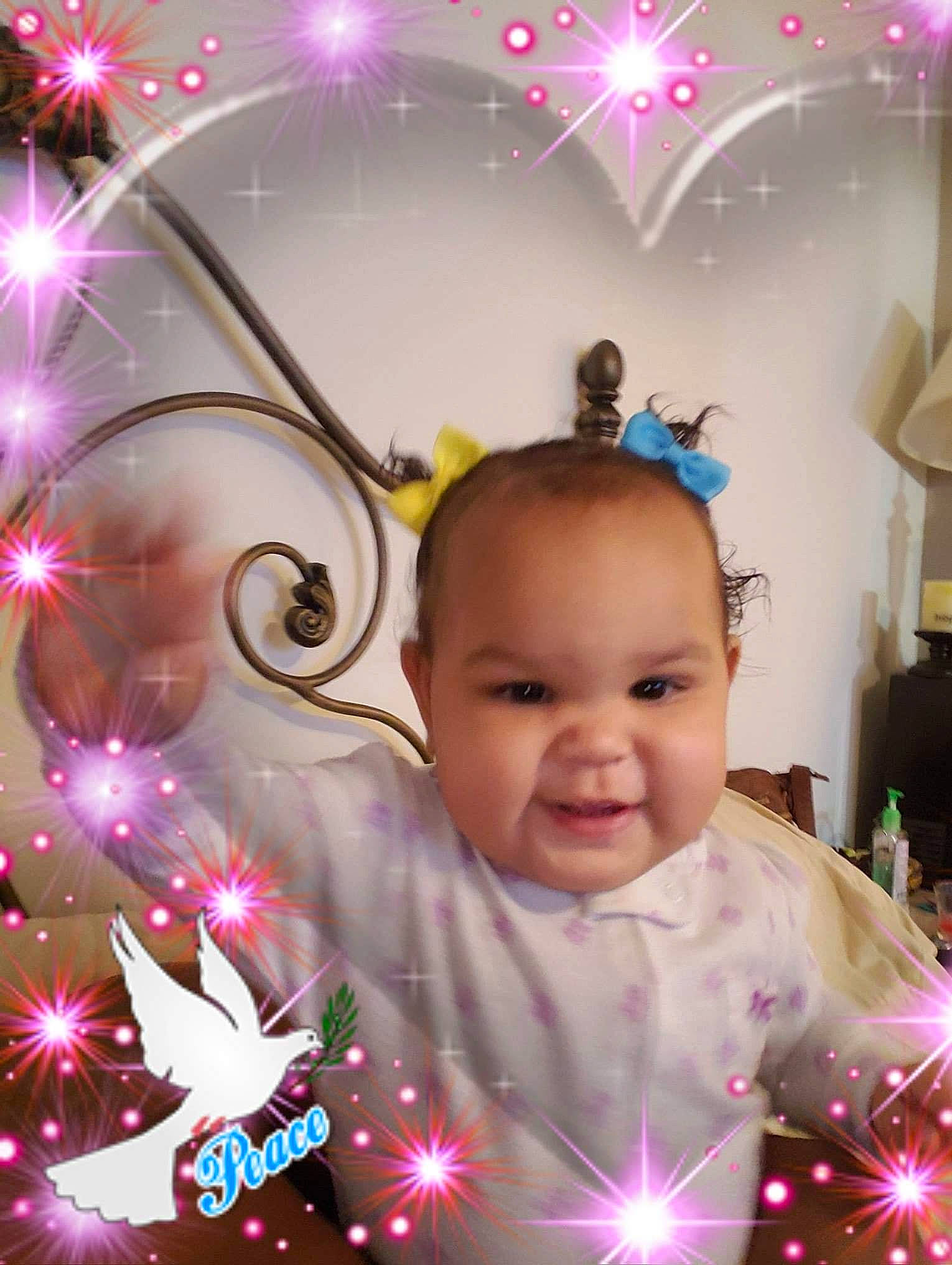 Myrah joined the competition — help win amazing prizes! child, fictional_character, happy, person, photography, photomontage, pink, smile, space, star