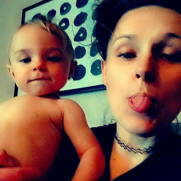 Asher joined the competition — help win amazing prizes! accessories, baby, bodypart, cosmetics, earring, face, finger, glasses, hand, head, indoors, jewelry, lipstick, mouth, necklace, person, photography, portrait, selfie, skin
