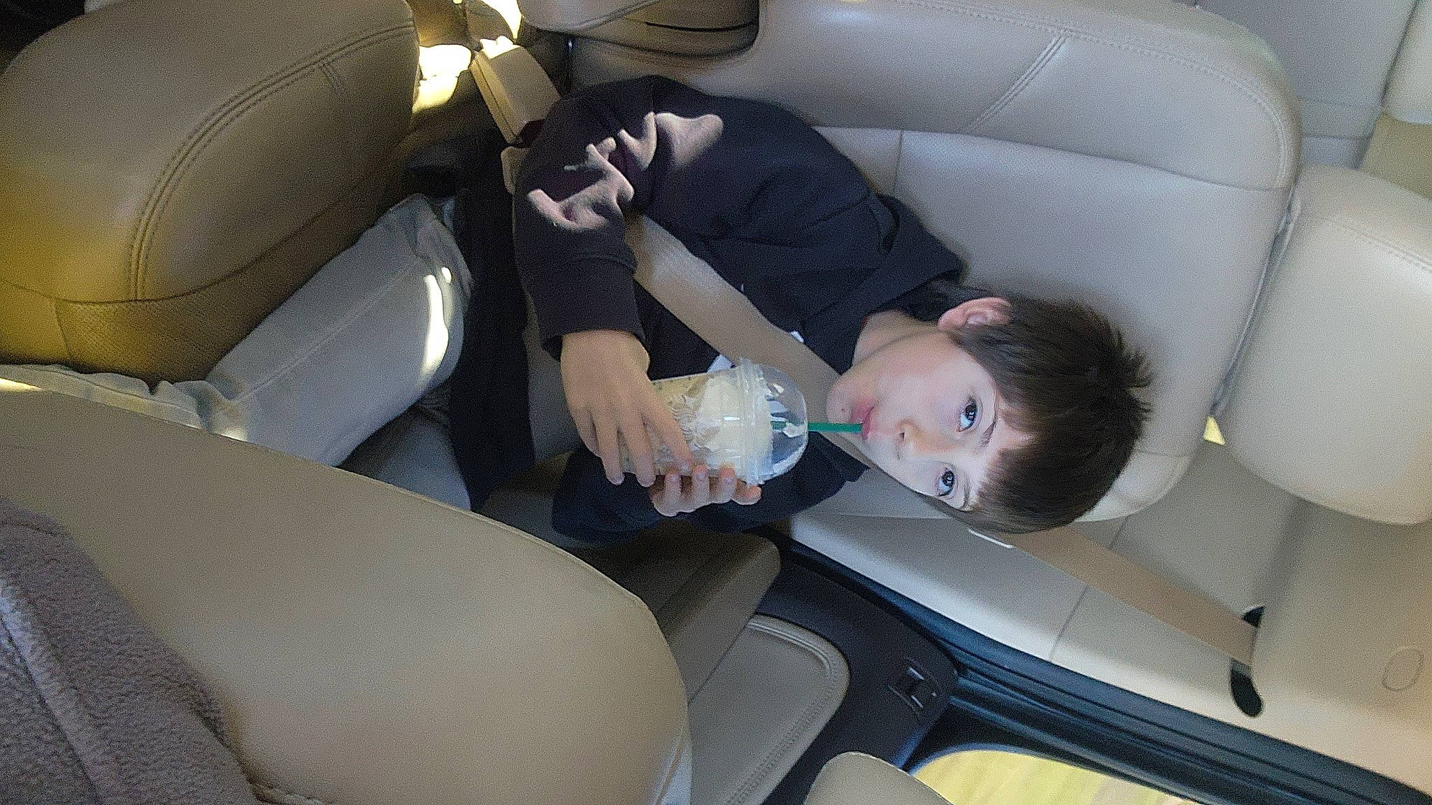 Steven joined the competition — help win amazing prizes! armrest, auto_part, automotive_design, car, car_seat, car_seat_cover, comfort, family_car, head_restraint, luxury_vehicle, mid_size_car, mode_of_transport, motor_vehicle, person, personal_luxury_car, seat_belt, toddler, vehicle, vehicle_door, white