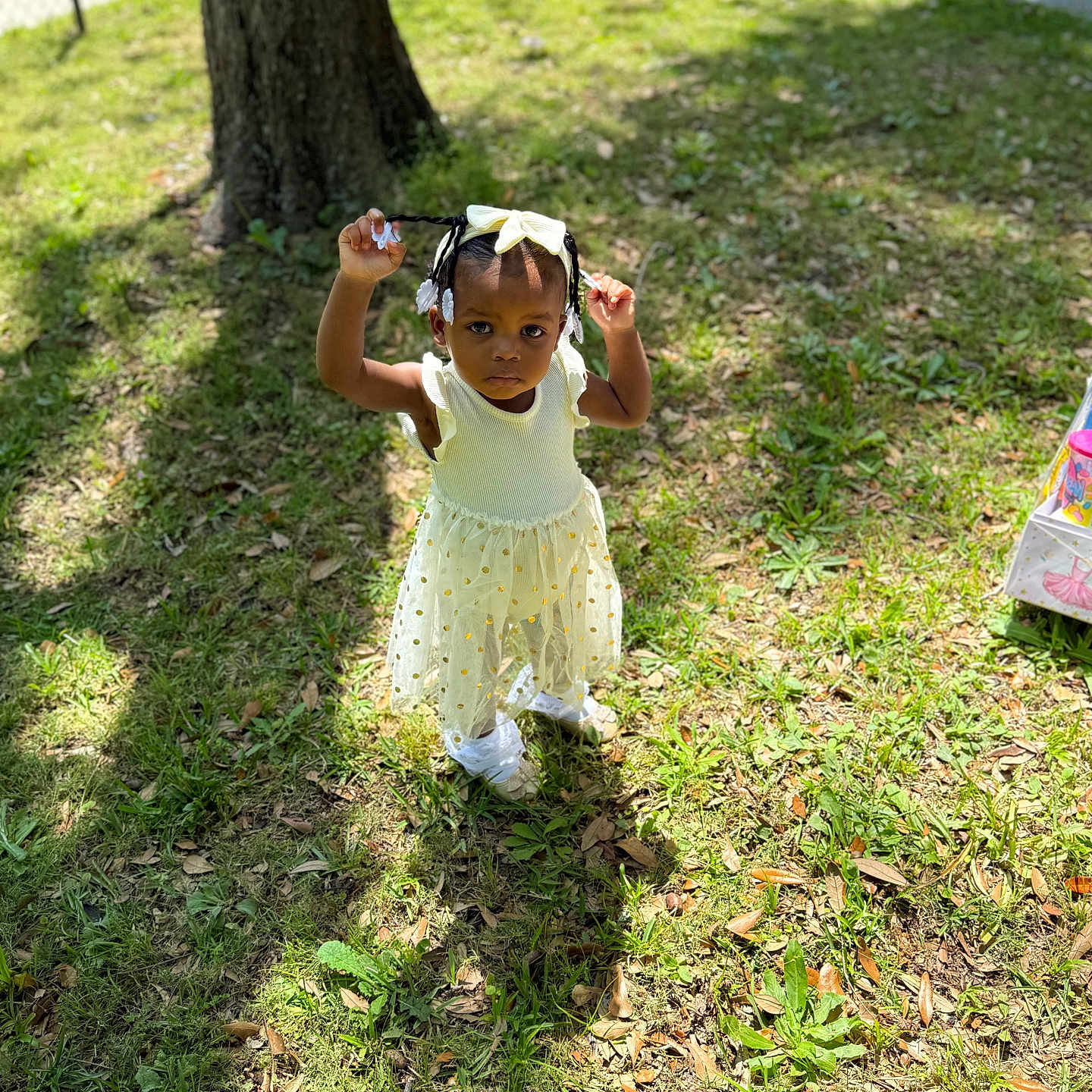 Armiah joined the competition — help win amazing prizes! backyard, child, clothing, dress, face, female, girl, grass, head, nature, outdoors, park, person, photography, plant, portrait, summer, tree, vegetation, yard