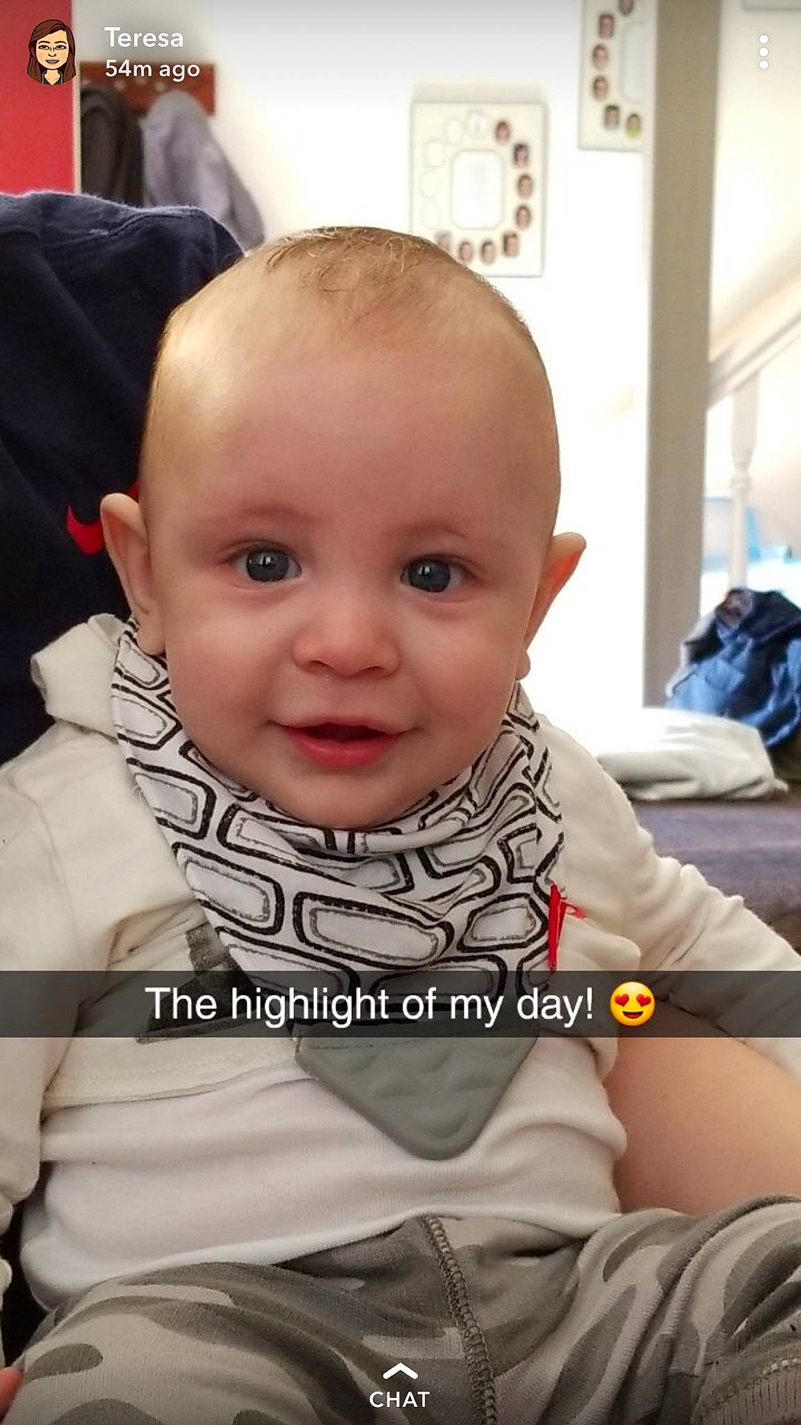 Kellen joined the competition — help win amazing prizes! baby, cheek, child, chin, face, forehead, head, person, photo_caption, product, sitting, skin, smile, toddler