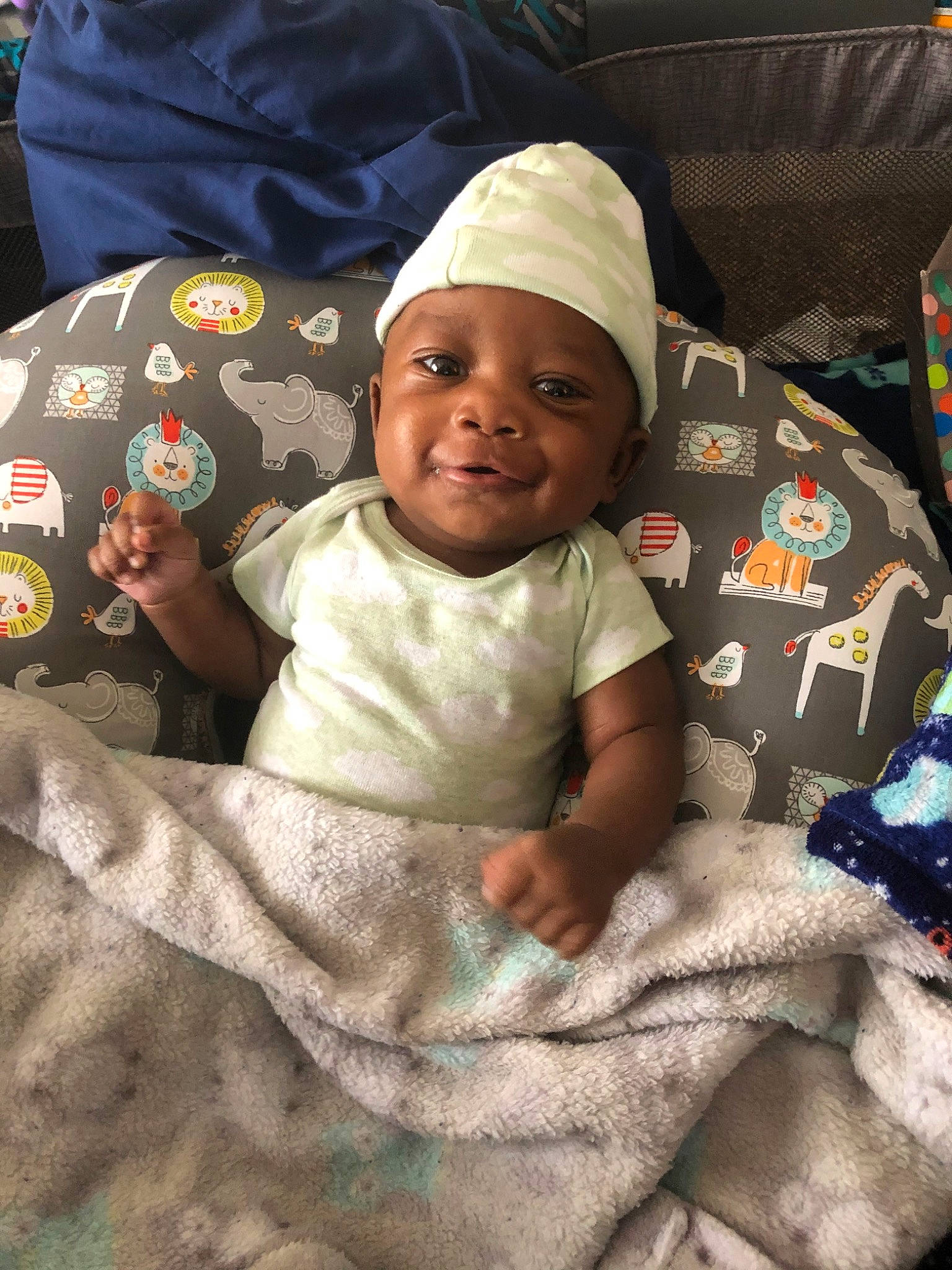 Khari joined the competition — help win amazing prizes! baby, birth, child, head, headwear, person, smile, toddler