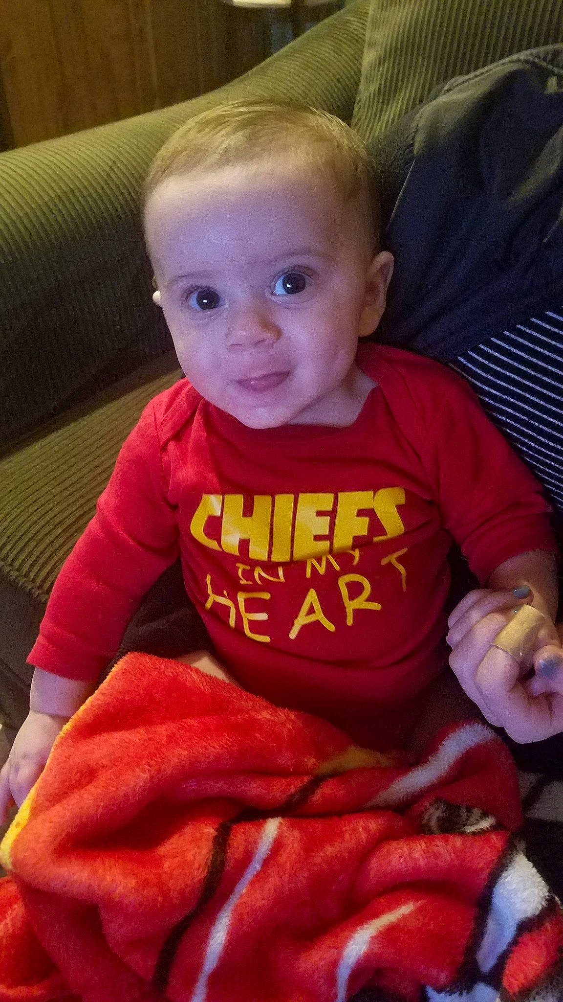 Jaylin is registered to the contest to win money with this photo: baby, cheek, child, eye, mouth, person, sitting, skin, smile, toddler