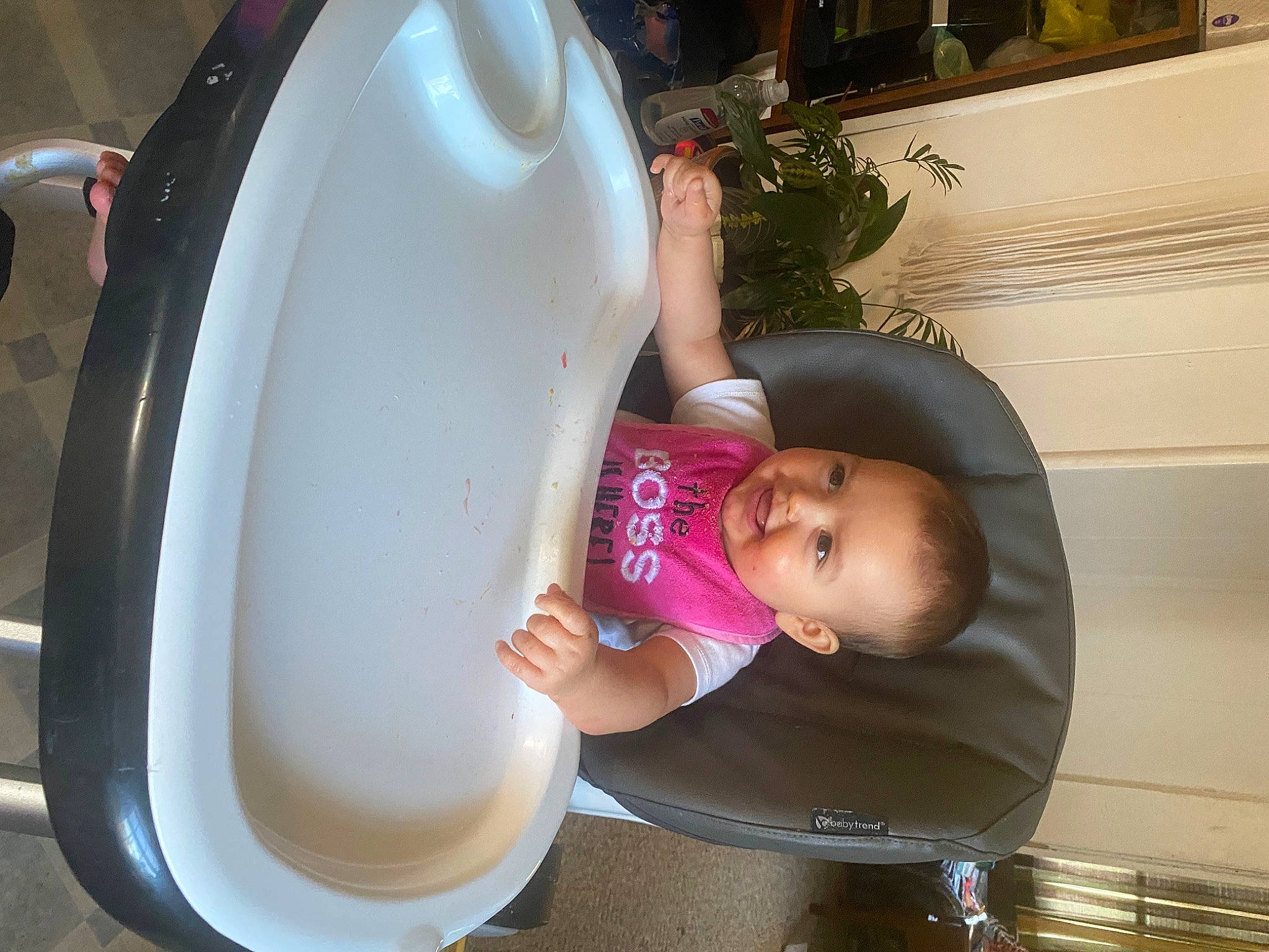 Kinsleigh joined the competition — help win amazing prizes! baby, baby_products, baby_toddler_clothing, child, comfort, fun, hairstyle, happy, hat, houseplant, material_property, person, plant, plastic, sitting, toddler, toilet_seat, water