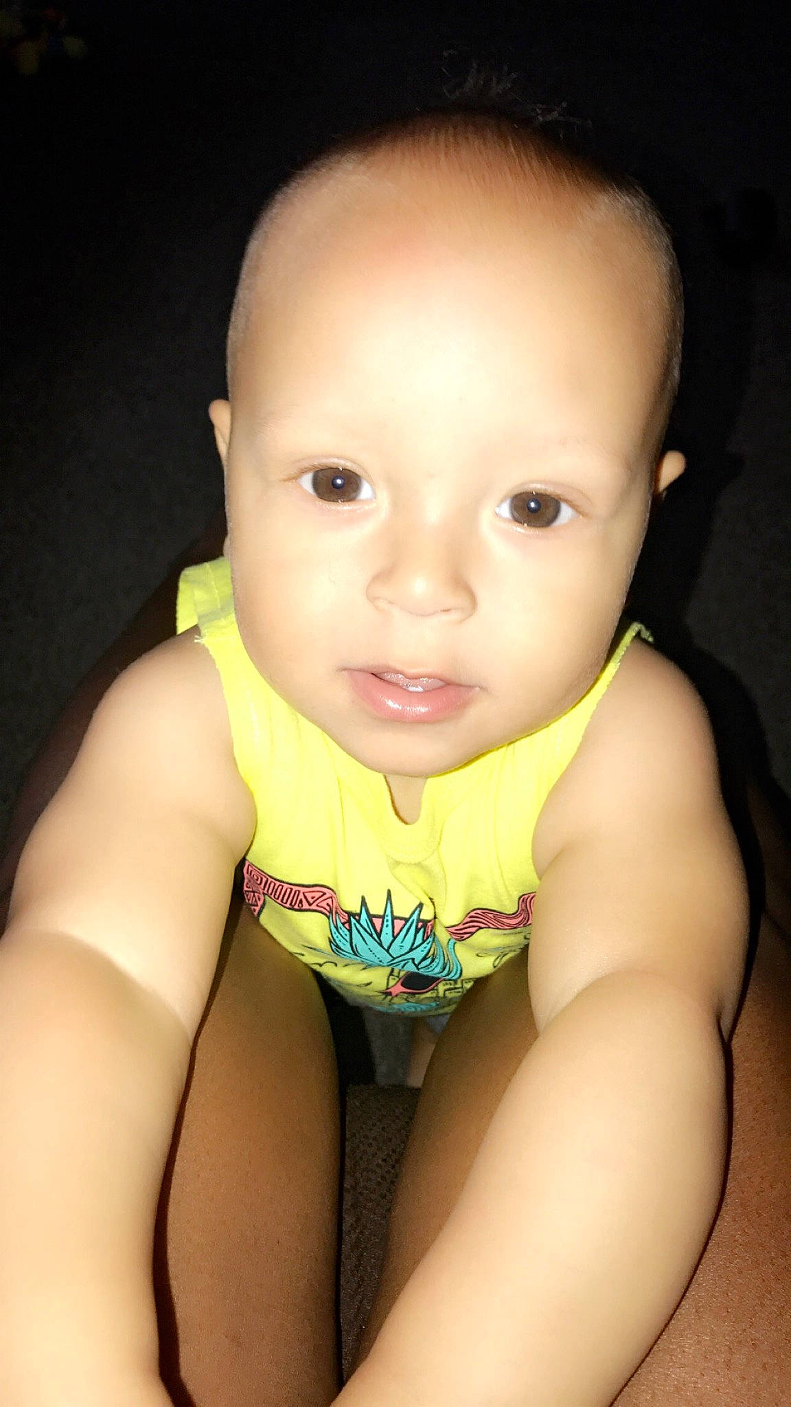 Madden joined the competition — help win amazing prizes! baby, beauty, cheek, child, child_model, eye, face, fun, head, iris, leg, lip, mouth, muscle, nose, person, skin, smile, thigh, toddler