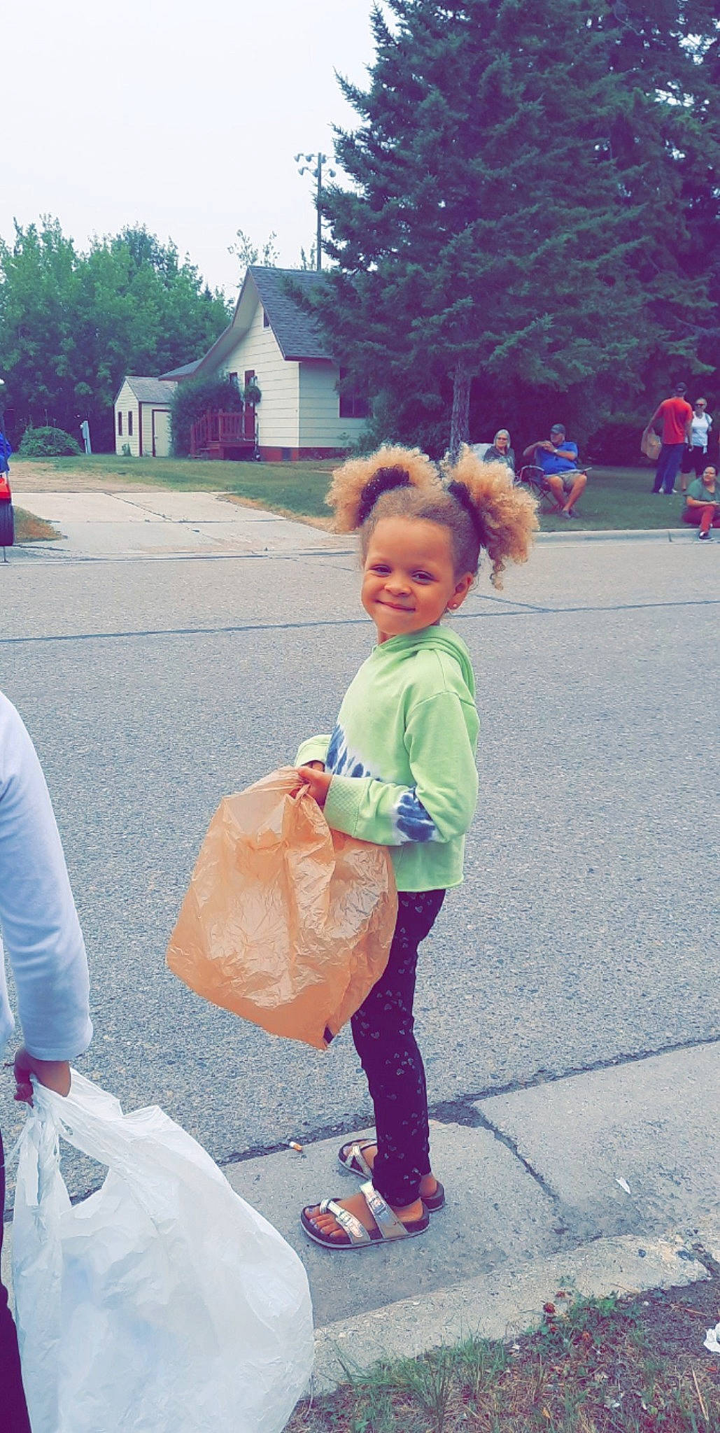 Norah joined the competition — help win amazing prizes! asphalt, child, electric_blue, event, fun, gesture, grass, happy, interaction, joy, leisure, magenta, people, person, pink, recreation, sky, smile, toddler, tree