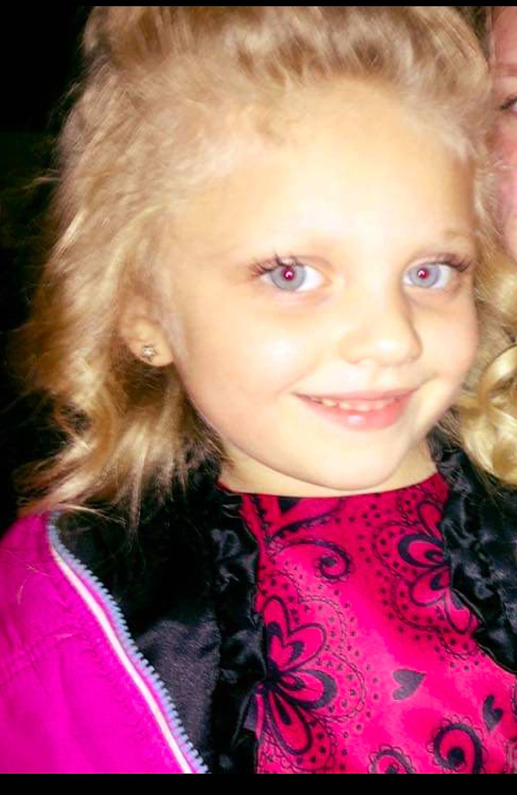 Mercedez joined the competition — help win amazing prizes! beauty, blond, cheek, child, child_model, eye, eyebrow, face, forehead, girl, hair, hairstyle, head, human_hair_color, joy, long_hair, nose, person, pink, skin