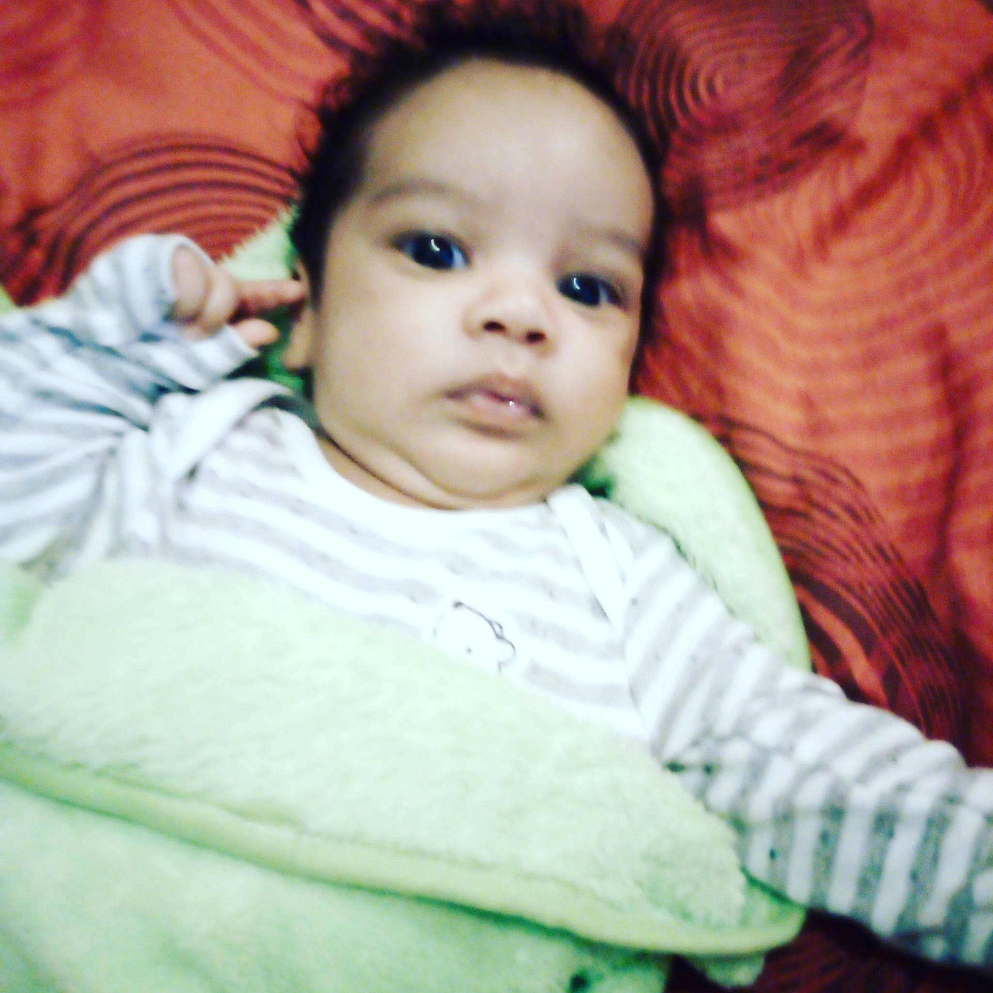 Donte joined the competition — help win amazing prizes! beauty, cheek, child, eye, face, girl, green, head, infant, iris, lip, nose, person, skin, smile, toddler