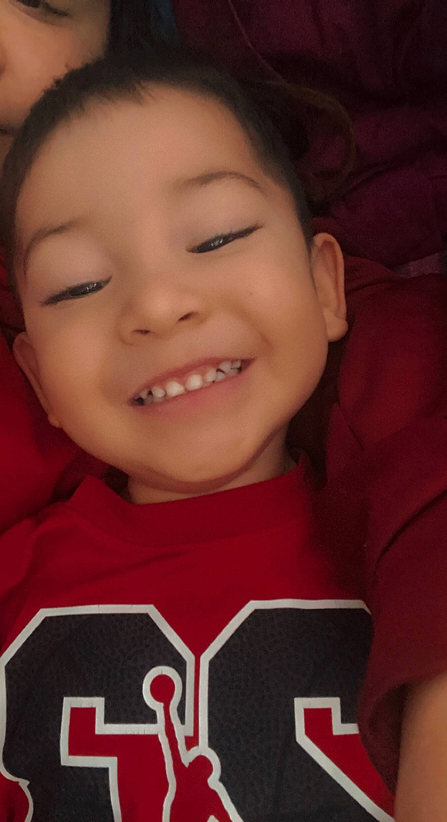 Noah joined the competition — help win amazing prizes! cheek, chin, eyebrow, facial_expression, forehead, happy, human, human_body, jaw, jersey, joy, lip, mammal, mouth, neck, nose, person, sleeve, smile, sports_jersey