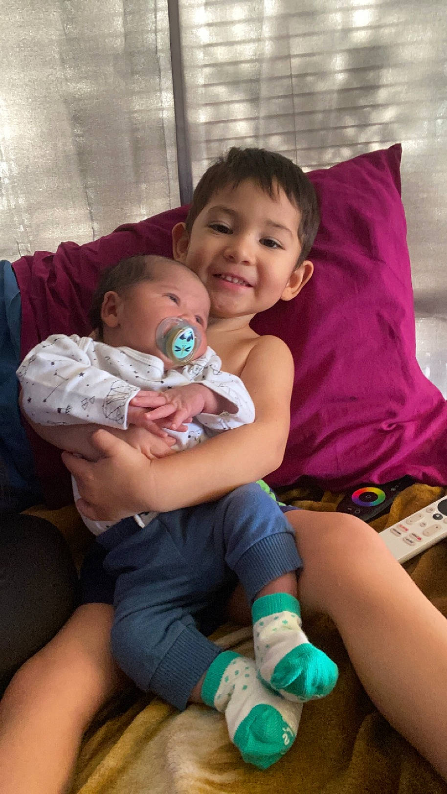 Noah joined the competition — help win amazing prizes! abdomen, baby, child, comfort, couch, finger, fun, happy, human_leg, joy, lap, leg, leisure, person, shorts, sitting, skin, smile, t_shirt, thigh