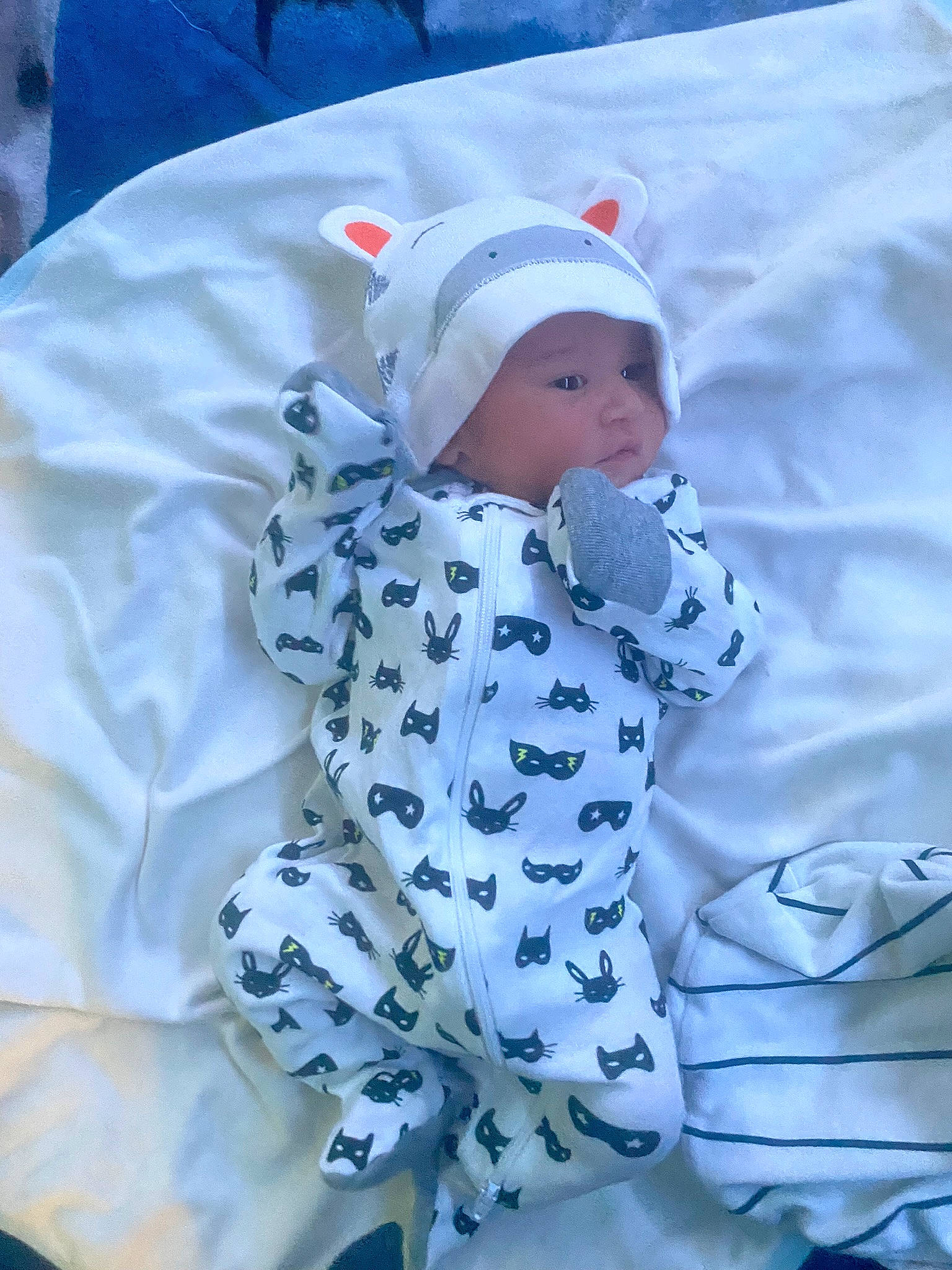 Roman joined the competition — help win amazing prizes! baby, baby_products, baby_toddler_clothing, cap, carmine, child, electric_blue, freezing, fur, hat, headwear, linens, pattern, person, sleeve, toddler, winter