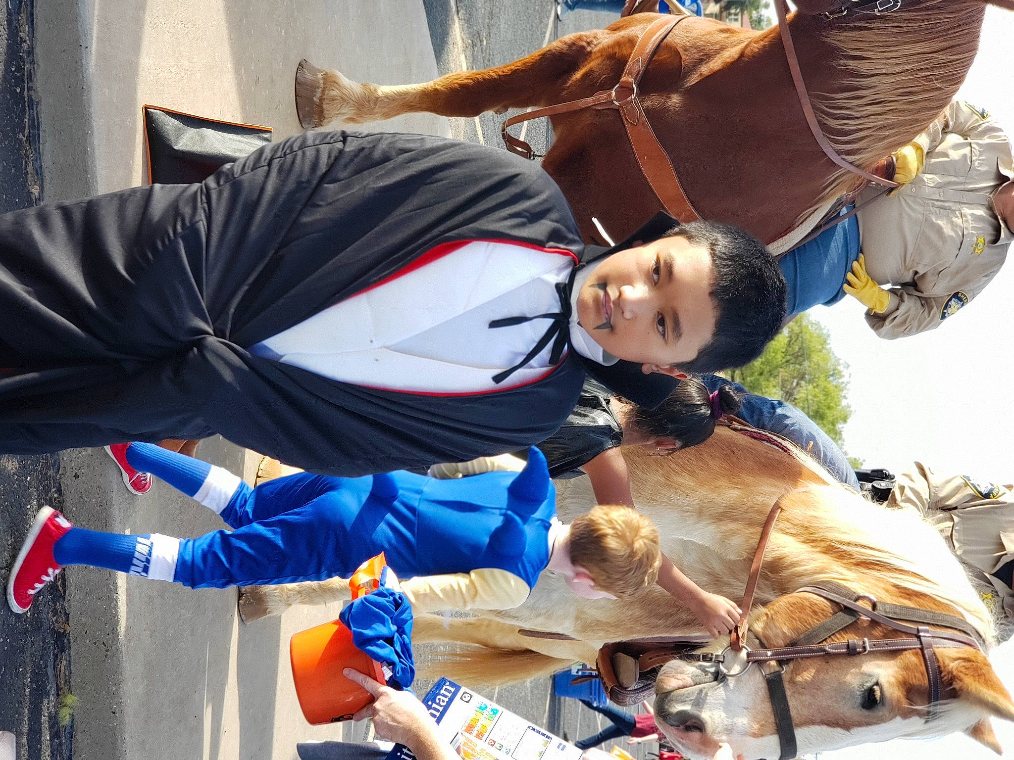 Martin joined the competition — help win amazing prizes! child, costume, electric_blue, event, fun, fur, glove, hat, leisure, mammal, person, photograph, public_event, recreation, street_fashion, sunglasses, tradition, tree, uniform, vertebrate