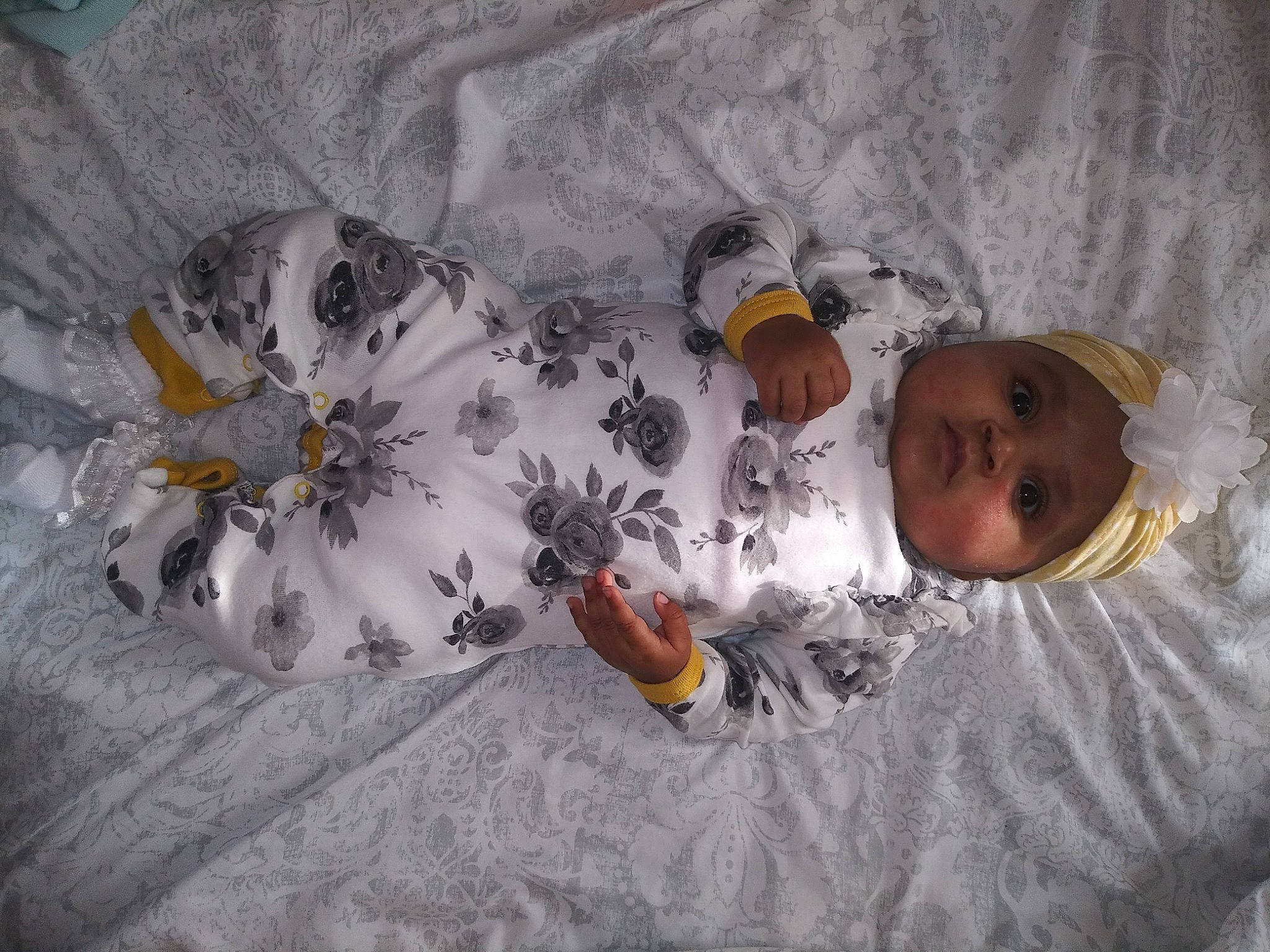 Zalena joined the competition — help win amazing prizes! arthropod, baby, baby_products, baby_toddler_clothing, bed_sheet, child, comfort, flooring, grey, headwear, illustration, insect, leaf, linens, pattern, person, petal, pollinator, product, room