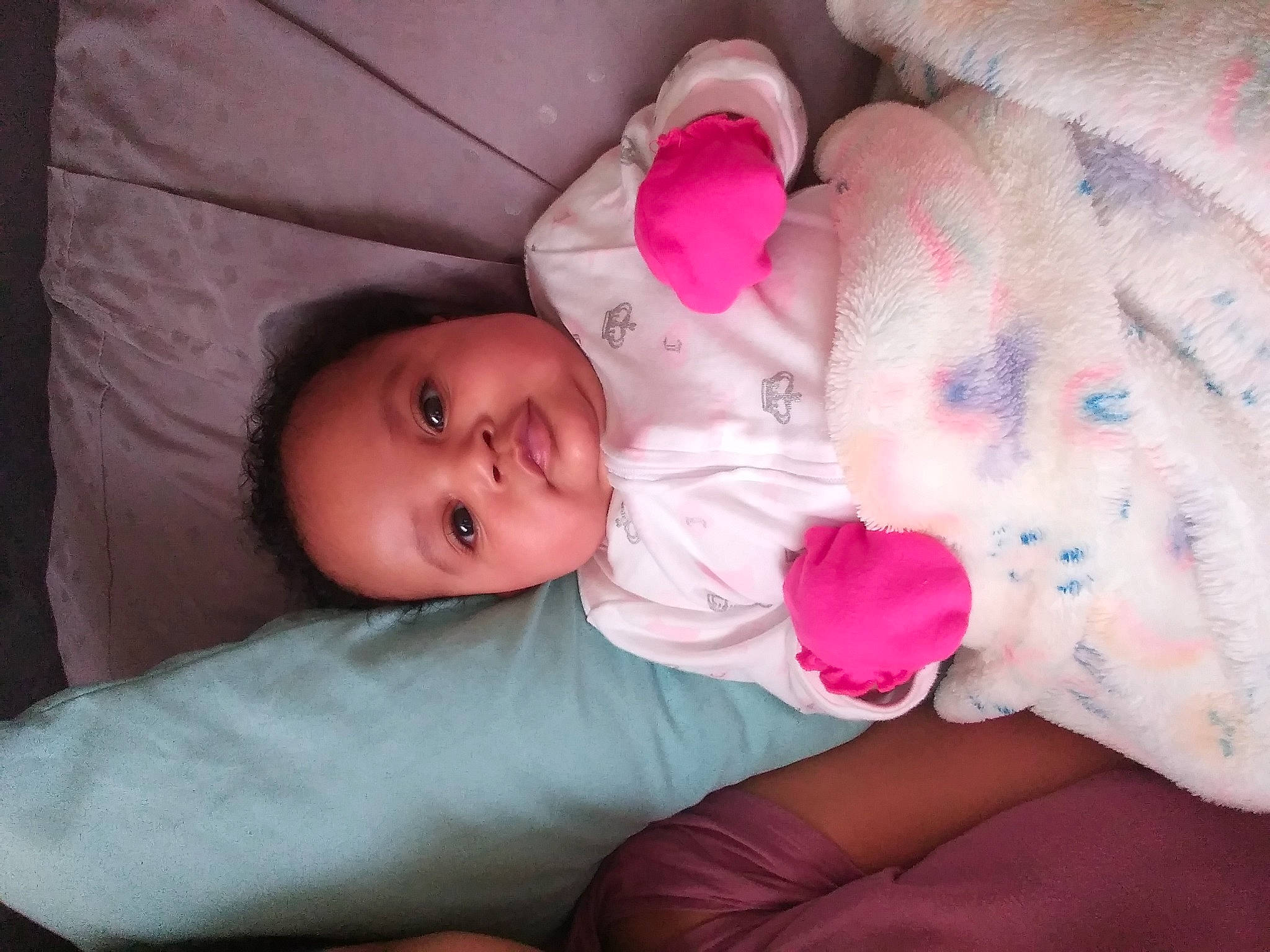 Zalena joined the competition — help win amazing prizes! baby, baby_toddler_clothing, cheek, child, comfort, eye, face, finger, head, iris, linens, lip, magenta, mammal, nose, person, pink, skin, textile, toddler