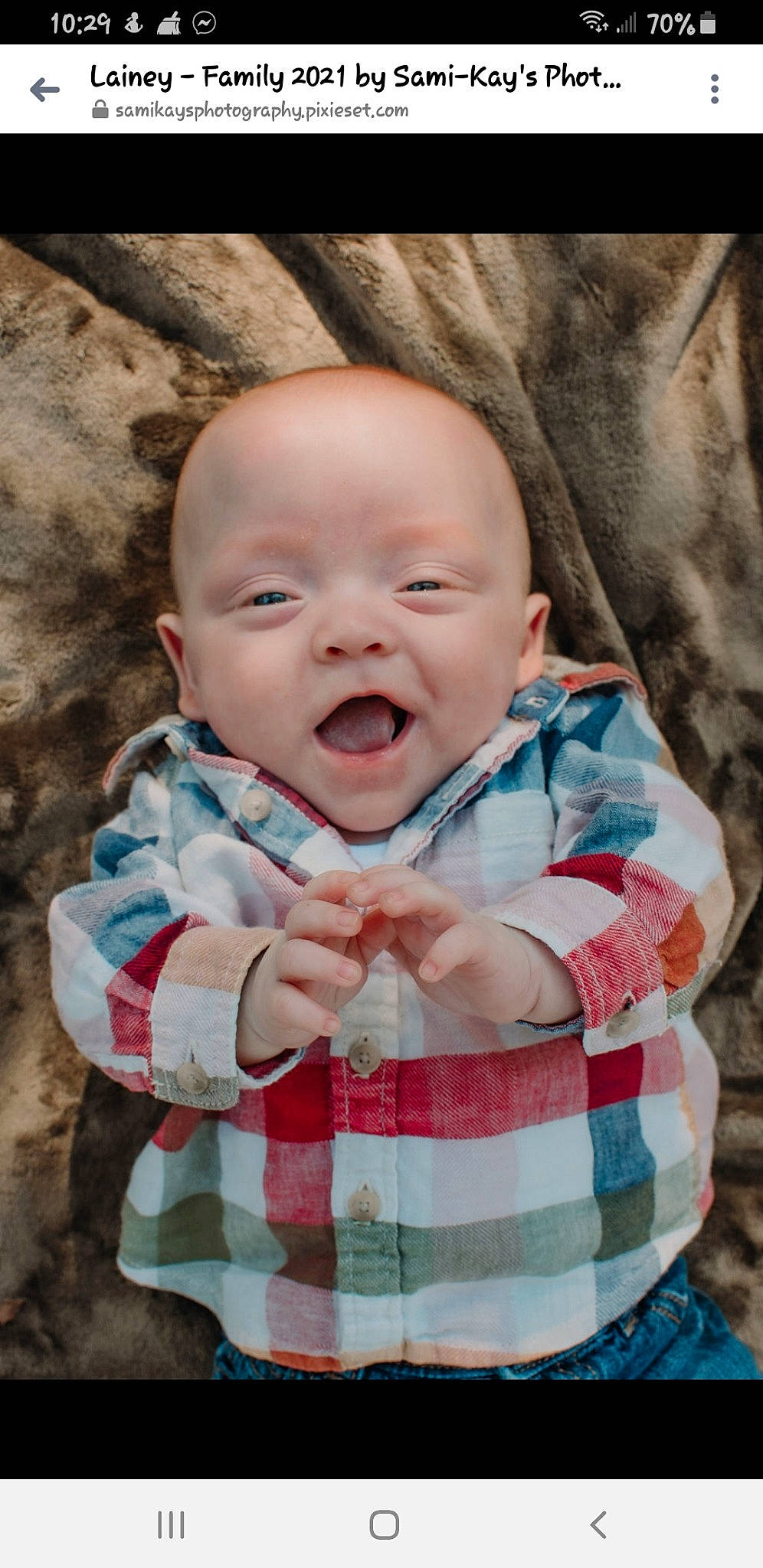 Jeffery James joined the competition — help win amazing prizes! baby, baby_toddler_clothing, cheek, child, comfort, eye, face, fun, grass, happy, head, iris, lip, mouth, nose, person, pink, skin, sleeve, smile