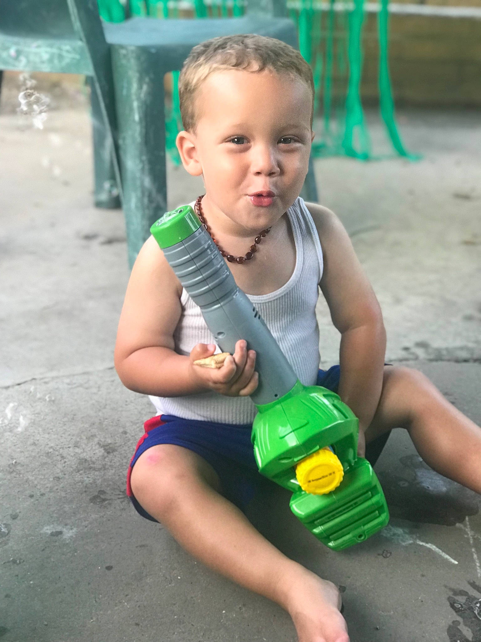 Jared is registered to the contest to win money with this photo: child, fun, person, play, smile, summer, toddler, vacation