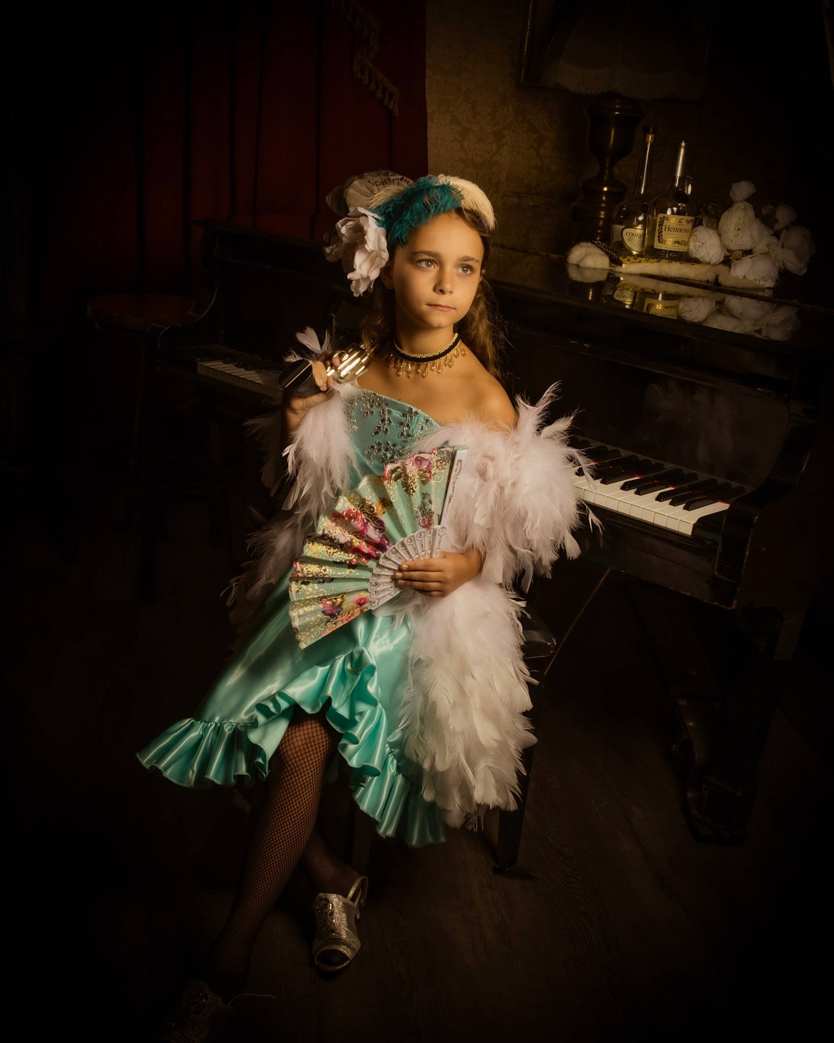 Braylee is registered to the contest to win money with this photo: ballet_tutu, bridal_clothing, dance, dress, entertainment, event, fashion_design, feather, flash_photography, formal_wear, gown, happy, headpiece, jewellery, mythical_creature, performance_art, performing_arts, person, pianist, piano
