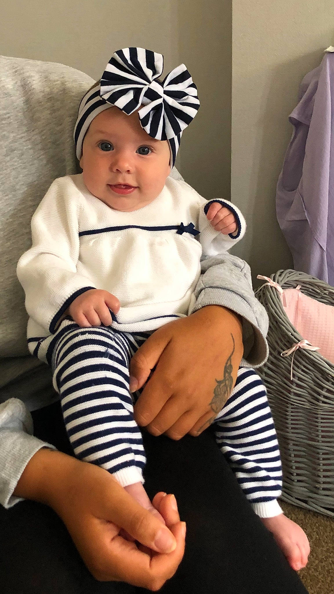 Cordelia joined the competition — help win amazing prizes! arm, baby, baby_products, baby_toddler_clothing, child, costume, hair_accessory, headgear, headwear, leg, person, product, toddler