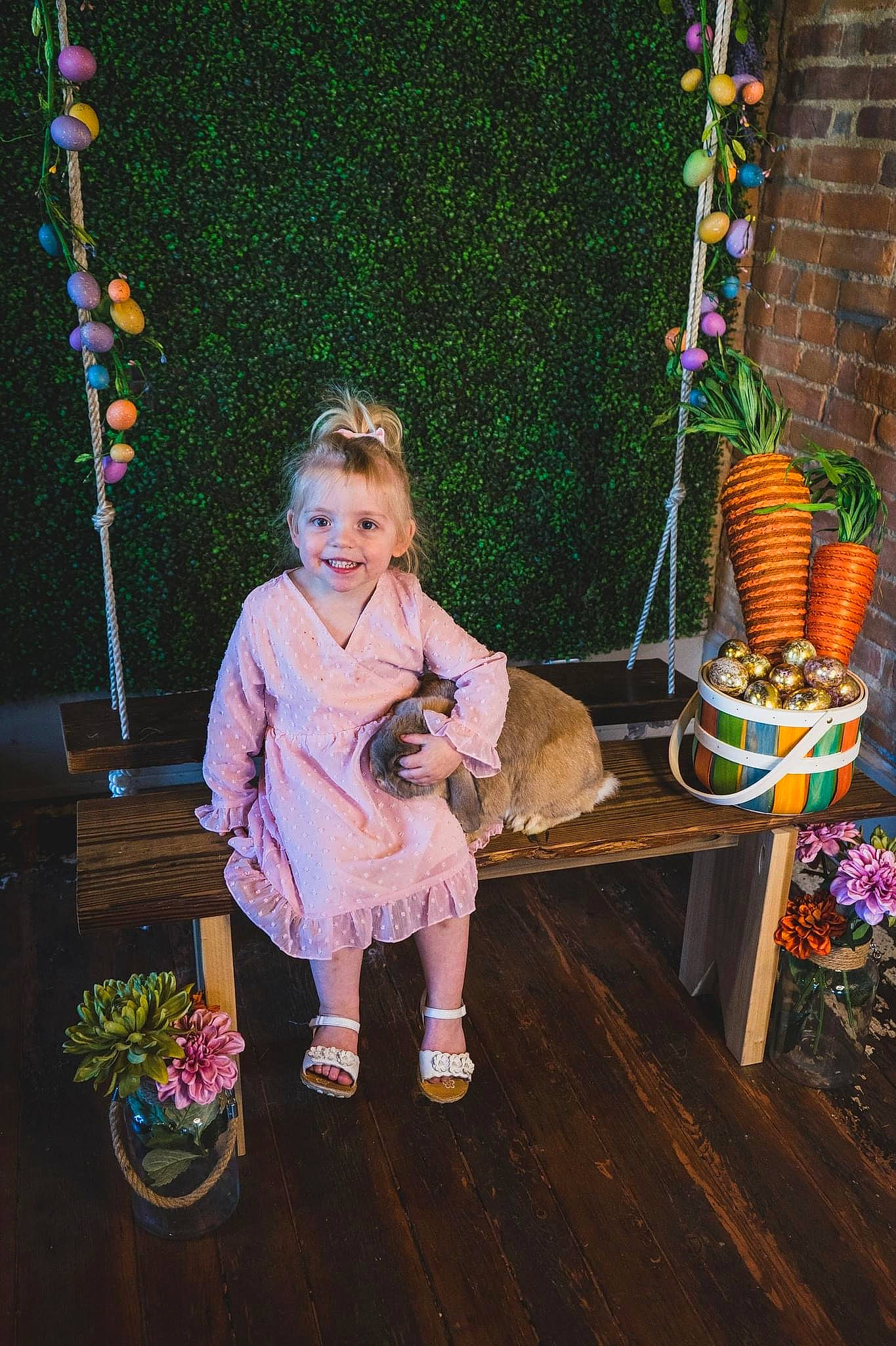 Amia joined the competition — help win amazing prizes! baby, baby_toddler_clothing, backyard, basket, child, event, fun, grass, happy, joy, leisure, magenta, person, plant, play, sandal, sitting, smile, toddler, toy