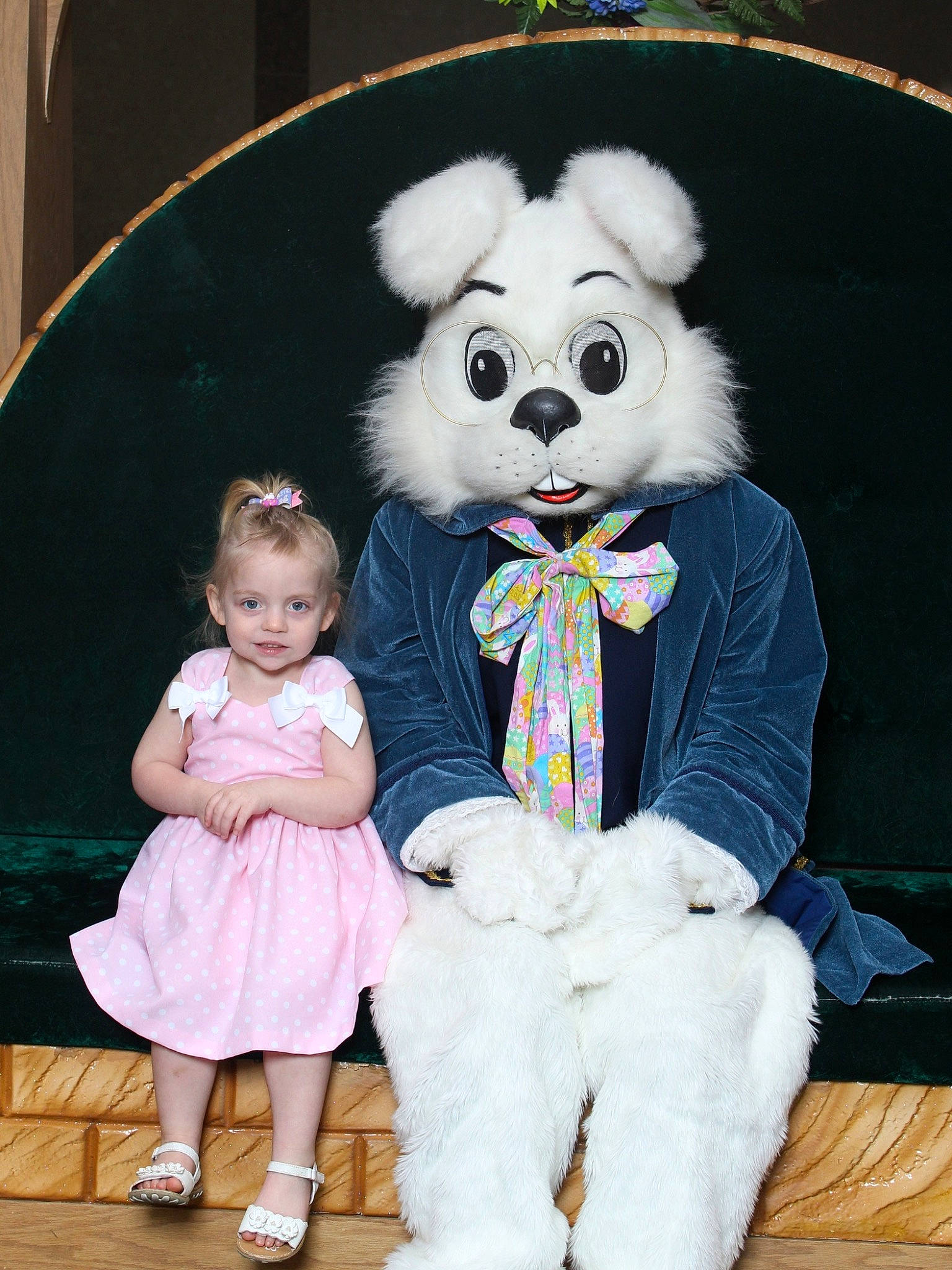 Amia joined the competition — help win amazing prizes! child, costume, easter_bunny, event, fun, fur, happy, hat, holiday, magenta, mascot, person, pink, plush, skin, smile, sock, stuffed_toy, teddy_bear, toddler