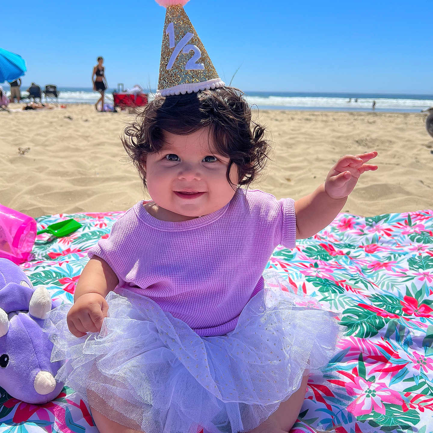 Zaheya joined the competition — help win amazing prizes! animal, baby, beach, bird, clothing, coast, dress, face, hat, head, nature, outdoors, person, photography, portrait, purple, sea, shoreline, soil, water