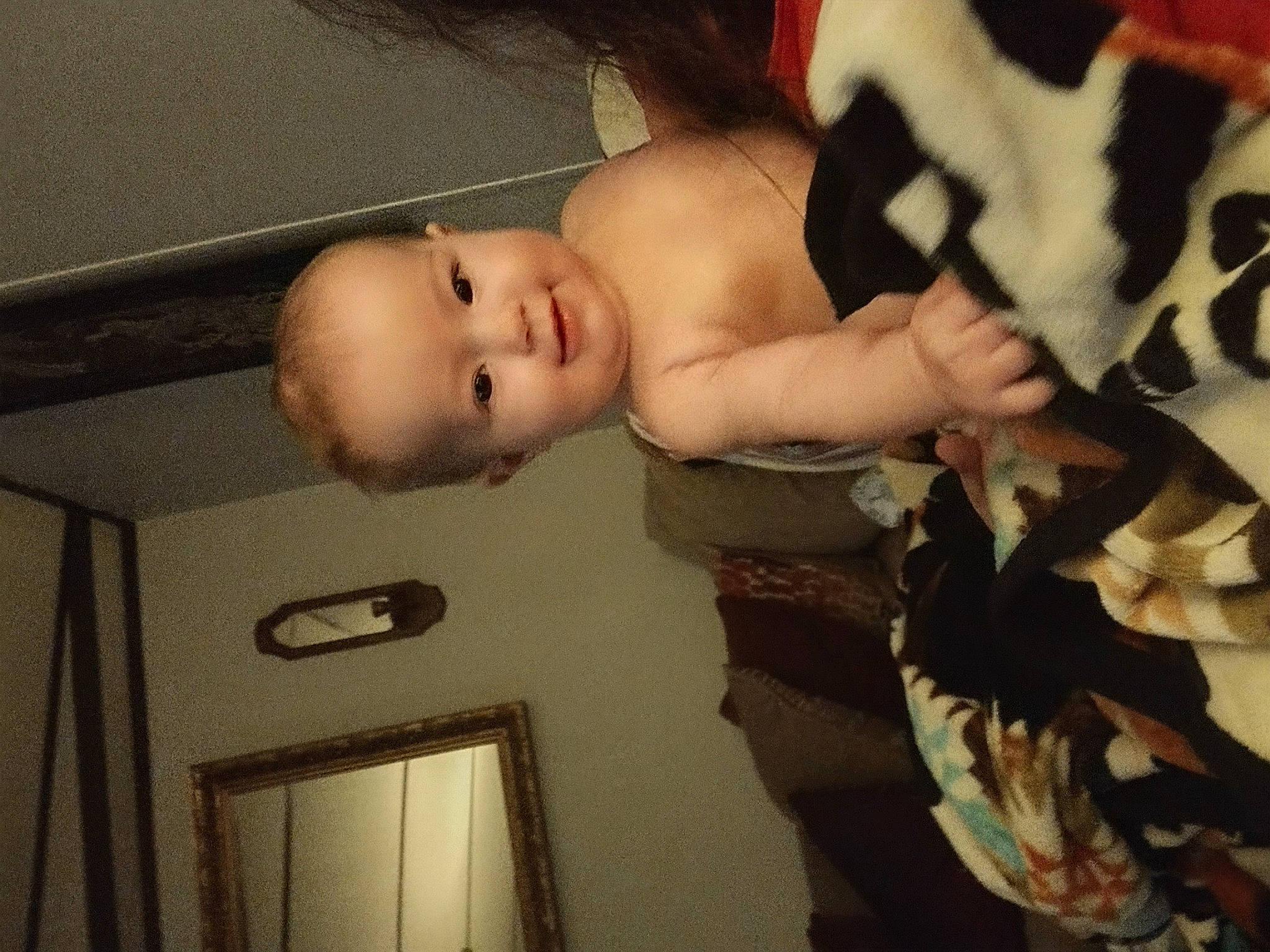 Savannah joined the competition — help win amazing prizes! abdomen, baby, baby_products, chest, child, ear, elbow, fun, fur, gesture, happy, human_body, human_leg, person, picture_frame, room, smile, thumb, toddler, tree