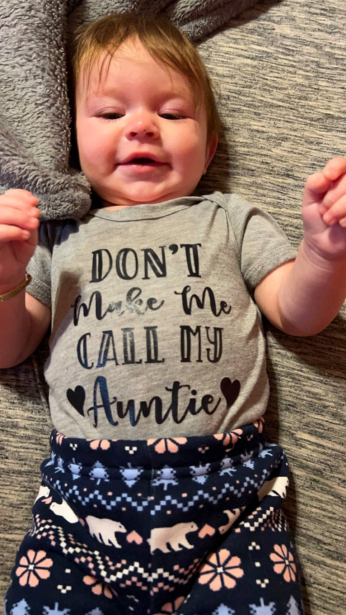 Natalie joined the competition — help win amazing prizes! arm, baby_toddler_clothing, cheek, clothing, eye, finger, gesture, hairstyle, hand, happy, head, human_body, neck, organ, person, shoulder, skin, sleeve, smile, t_shirt