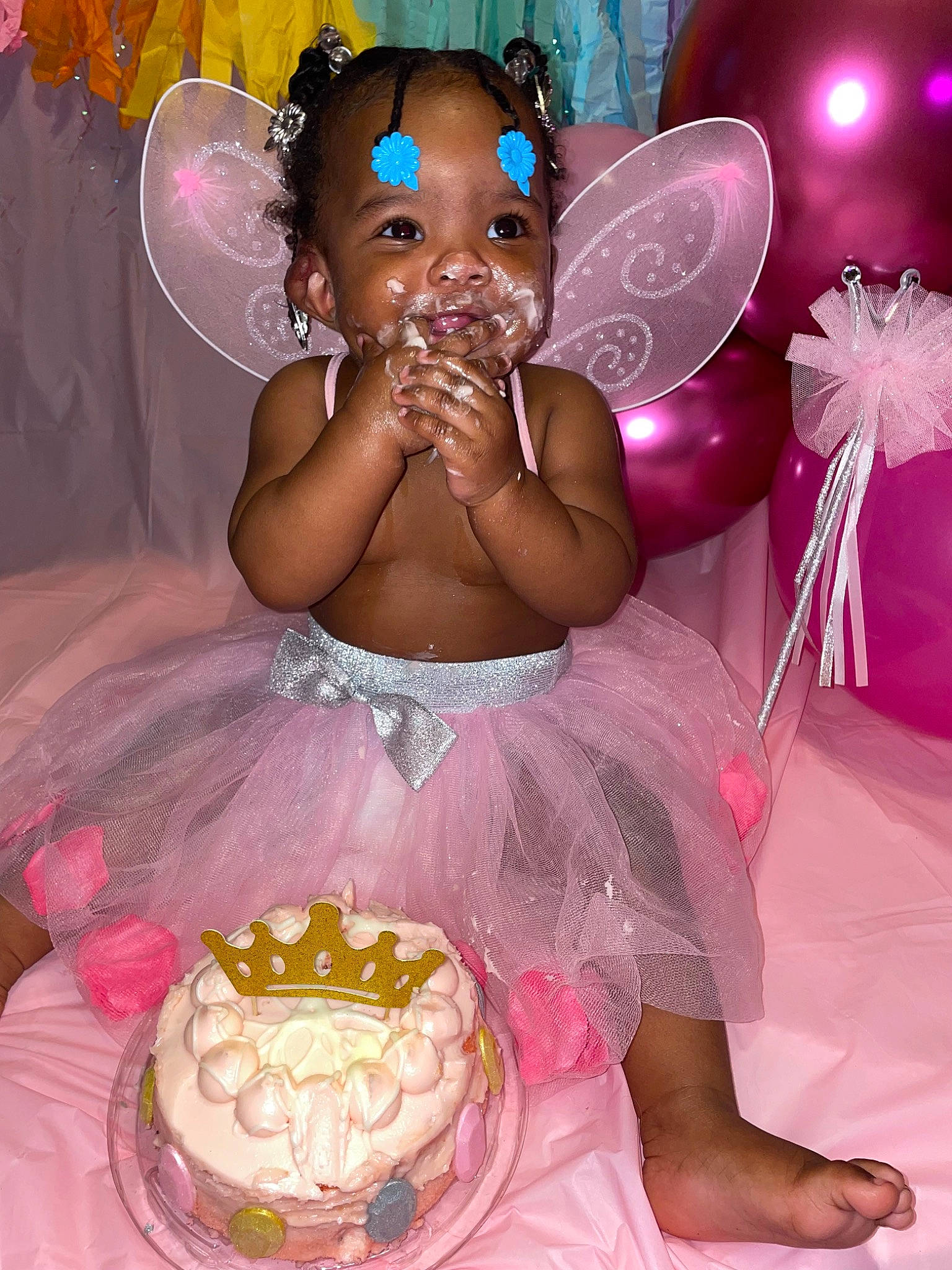 A Nilah joined the competition — help win amazing prizes! baked_goods, birthday, birthday_cake, buttercream, cake, cake_decorating, cake_decorating_supply, dessert, event, food, happy, icing, ingredient, mythical_creature, person, petal, pink, sugar_cake, sugar_paste, sweetness