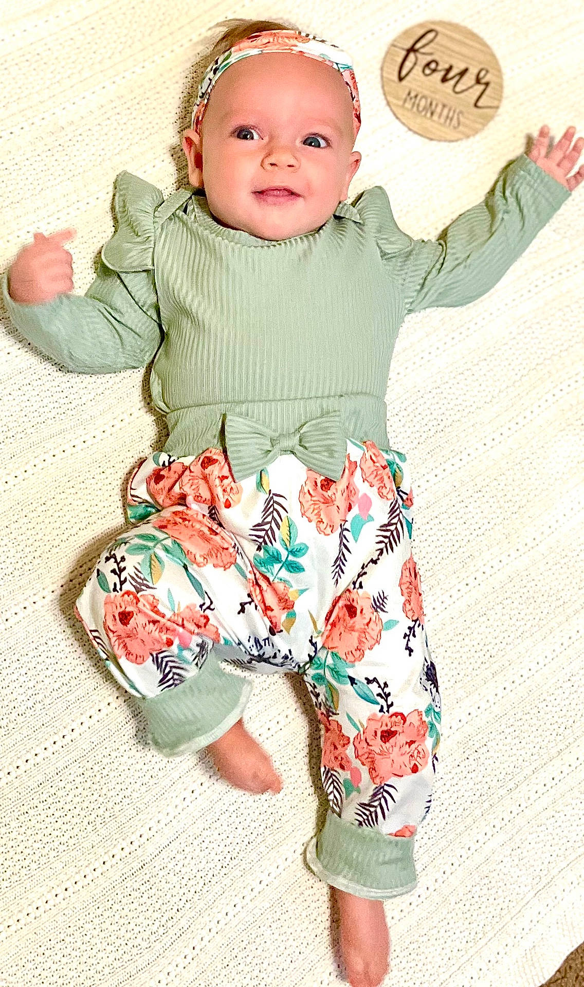 Georgia joined the competition — help win amazing prizes! accessories, baby, beachwear, bodypart, bonnet, clothing, dress, face, finger, hand, hat, head, headband, homedecor, pajamas, pants, person, photography, portrait, toy