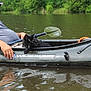 man, hat, glasses, beard, kayak, black_cat, water, paddle, nature, trees, outdoor, lake, reflection, animal, pet, relaxation, wildlife, summer, adventure, greenery