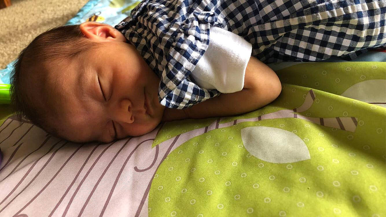 Juliet is registered to the contest to win money with this photo: baby, baby_sleeping, bedtime, child, nap, person, sleep, toddler