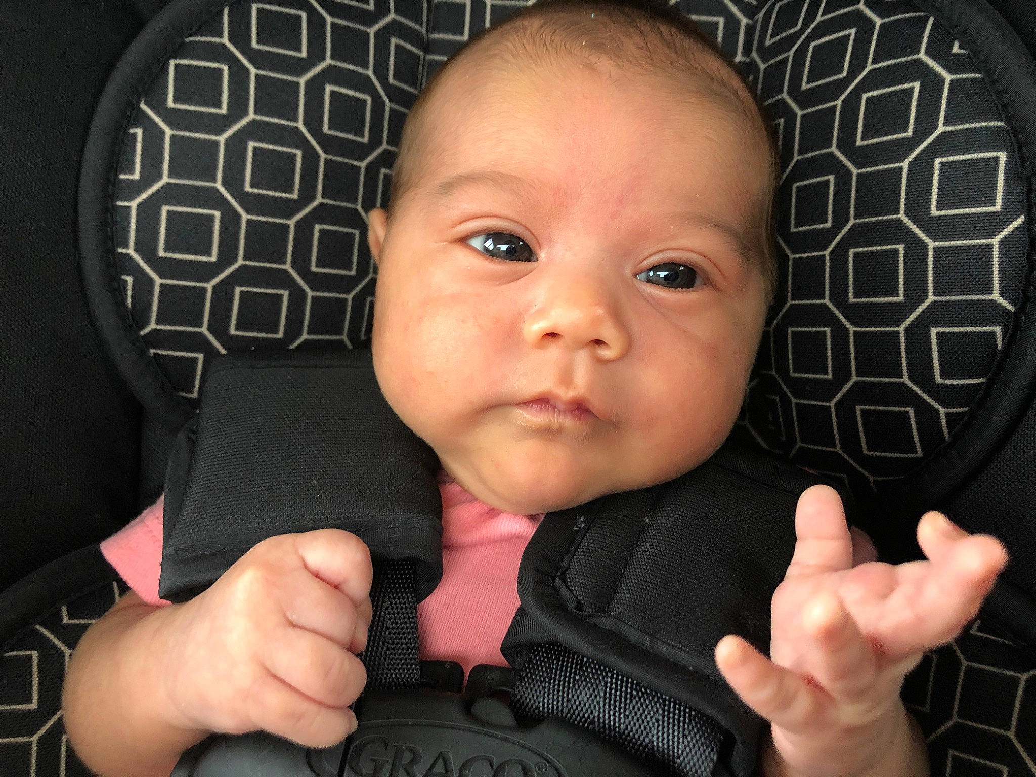 Juliet is registered to the contest to win money with this photo: arm, baby, cheek, child, chin, cool, ear, eye, face, finger, forehead, gesture, hand, head, mouth, nose, person, photography, skin, thumb